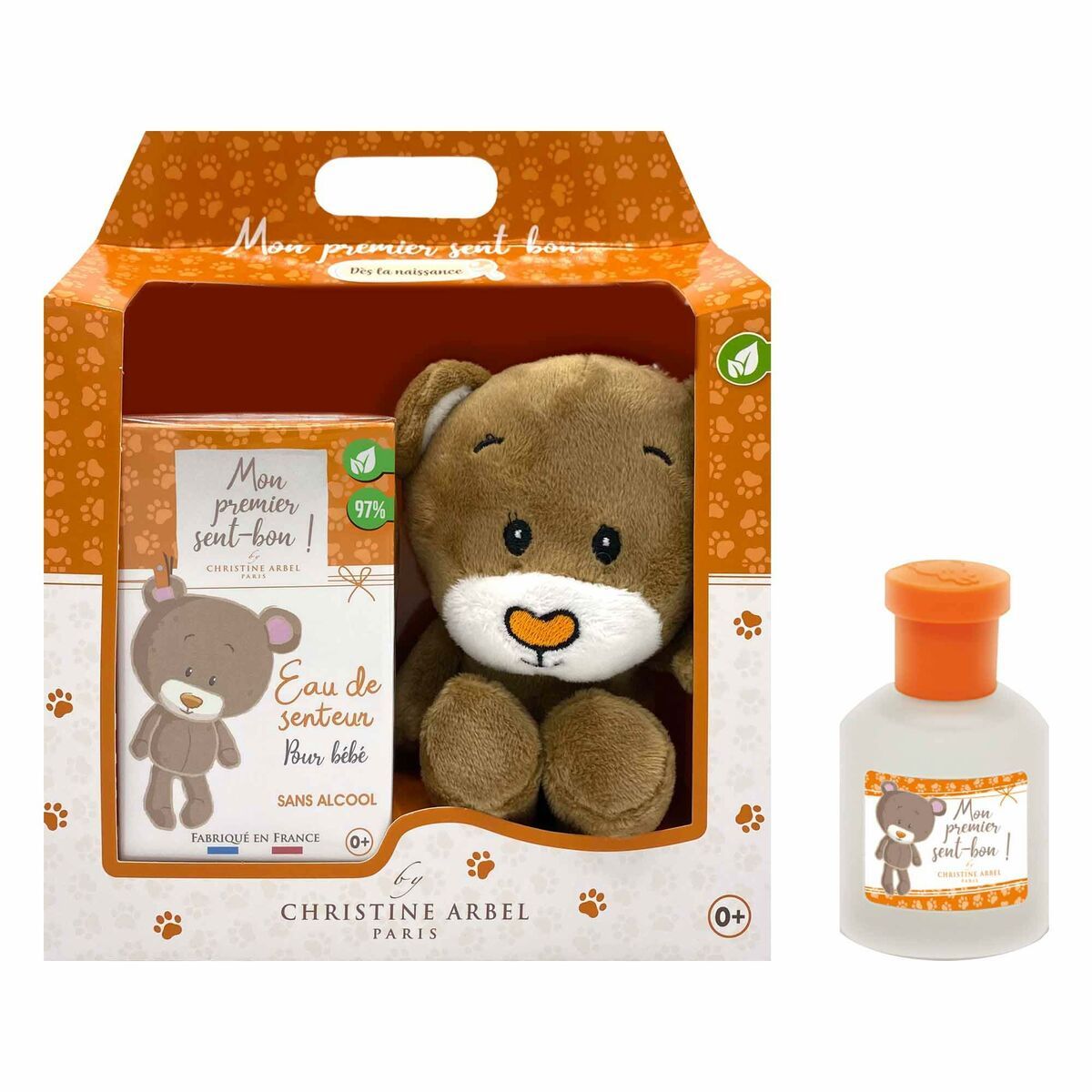 Set de Perfume Infantil Christine Arbel Mon Premier Sent Bon 50+Oso 50 ml 2 Piezas
