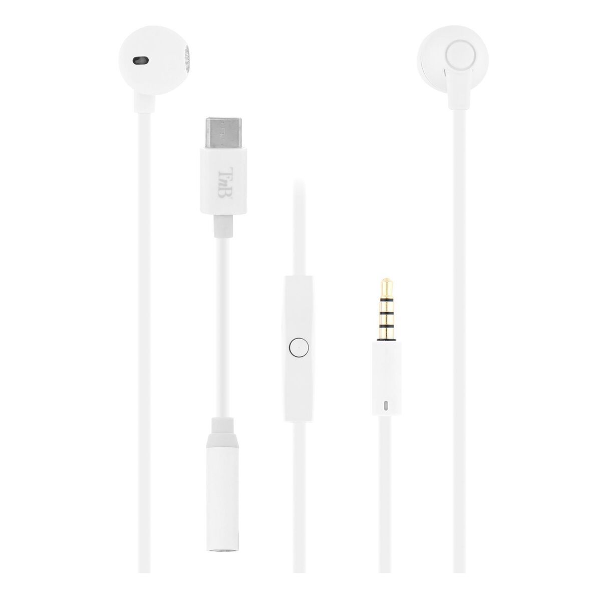 Auriculares con Micrófono T'NB Sweet Blanco