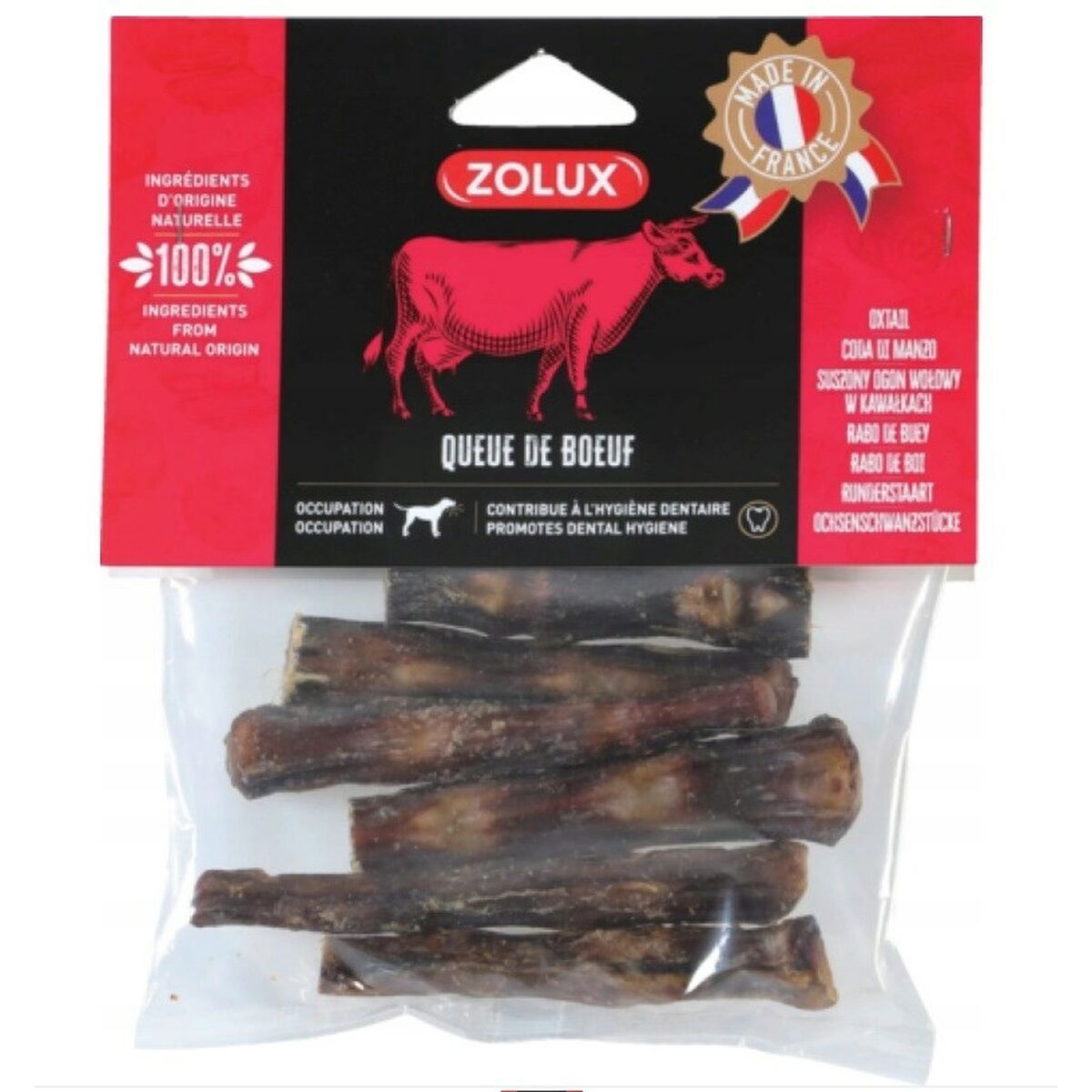 Snack para Perros Zolux Beef tail Carne de vacuno