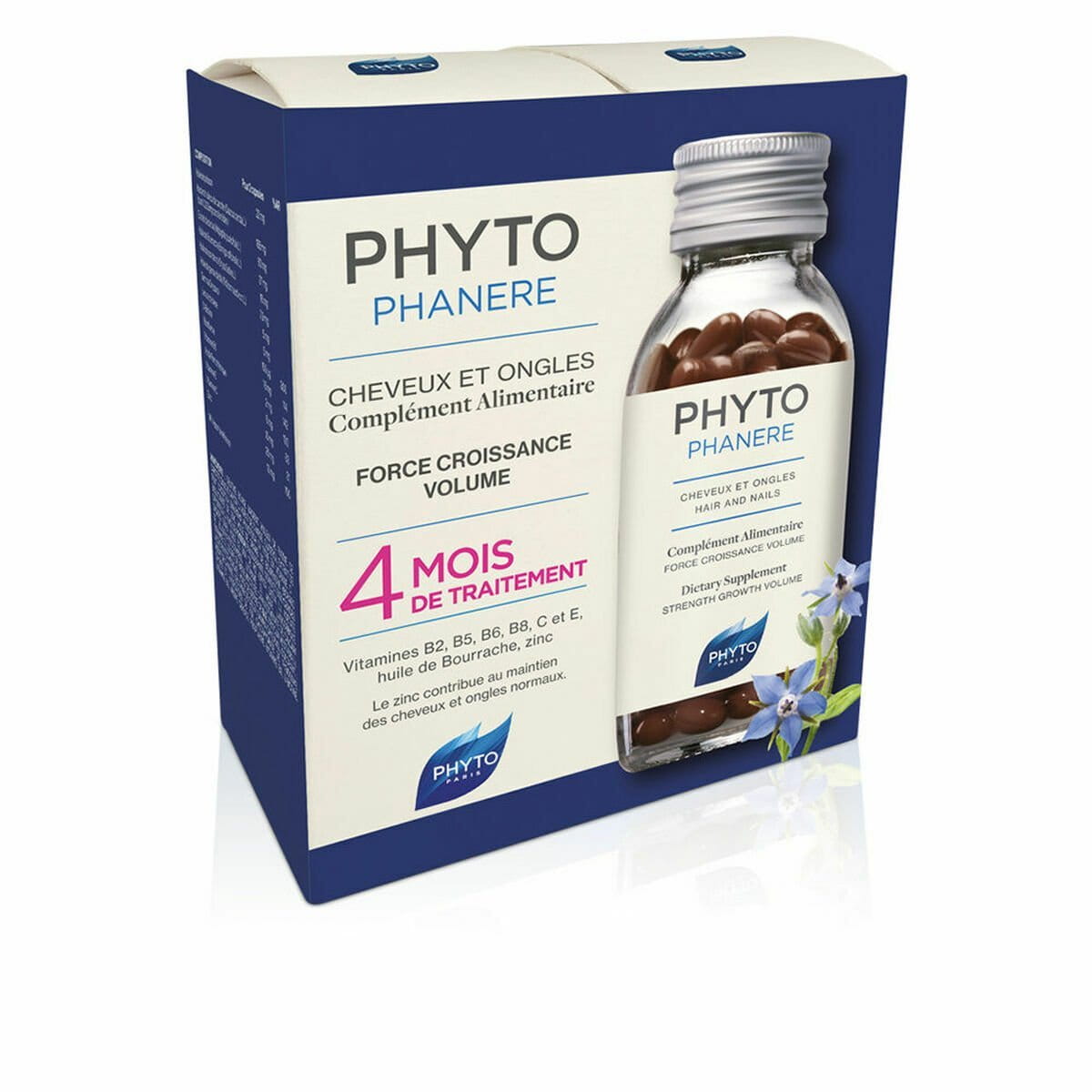 Complemento Alimenticio Phyto Paris Phytophanere 120 Cápsulas 2 Unidades