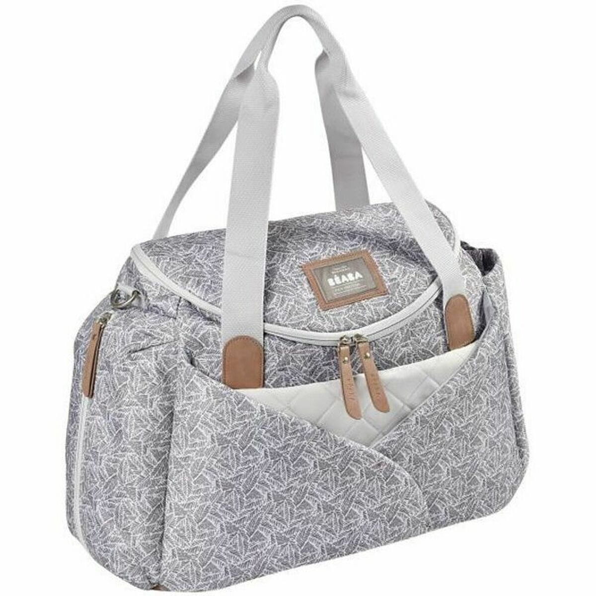 Bolso Cambiador de Pañales Béaba Sydney Jungle Verde Gris Vert