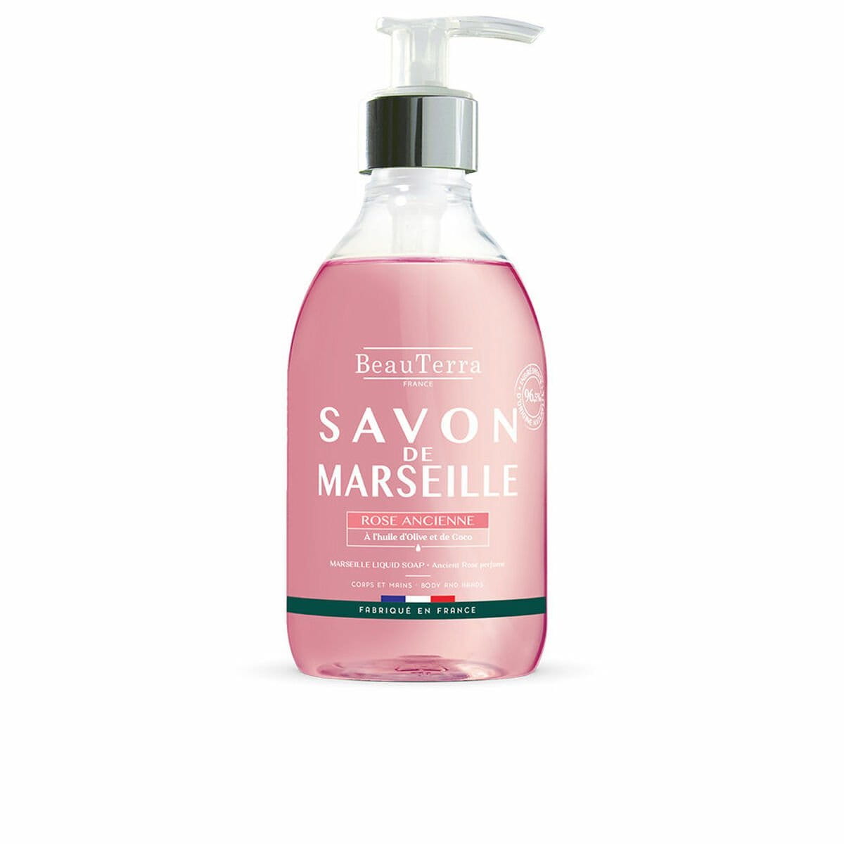 Jabón Líquido Beauterra Marseille 300 ml Rosas