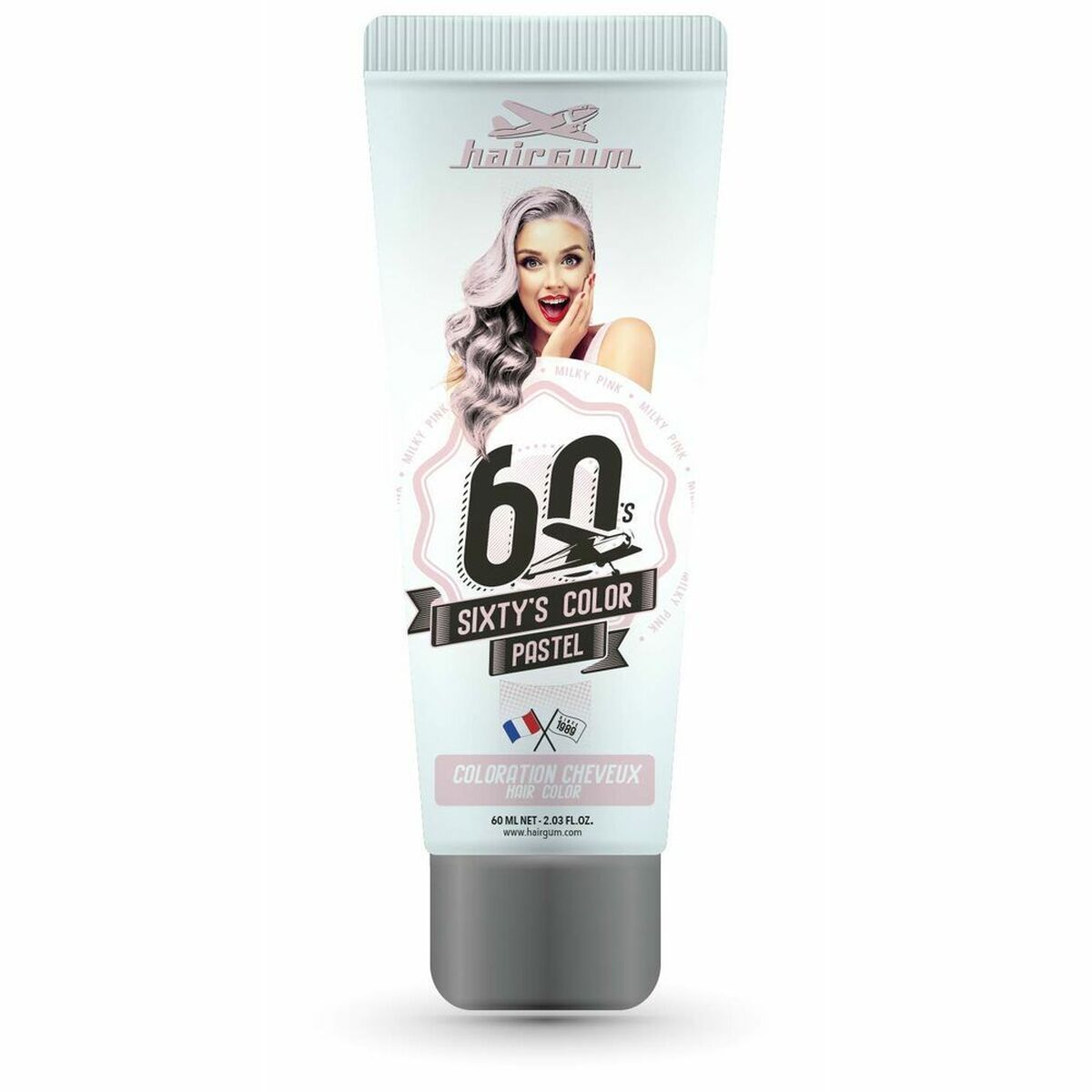 Coloración Semipermanente Hairgum S Color milky pink 60 ml