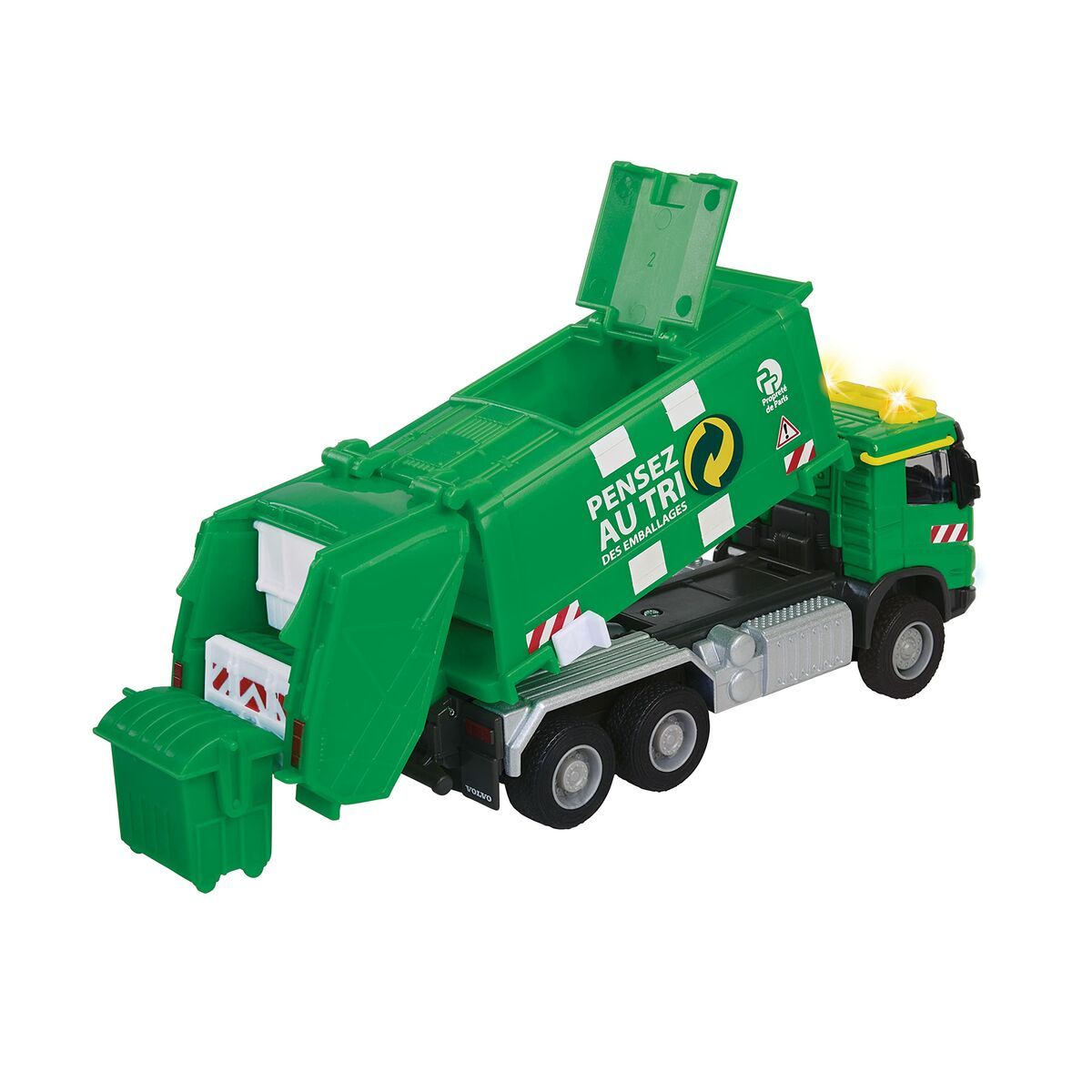 Camión de Basura Majorette Verde Vert 13 x 10 x 25 cm