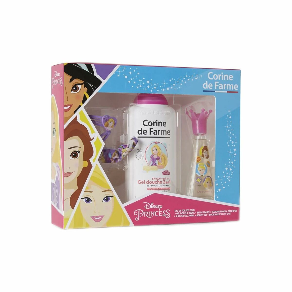 Set de Perfume Infantil Corine de Farme Disney Princess EDT 3 Piezas