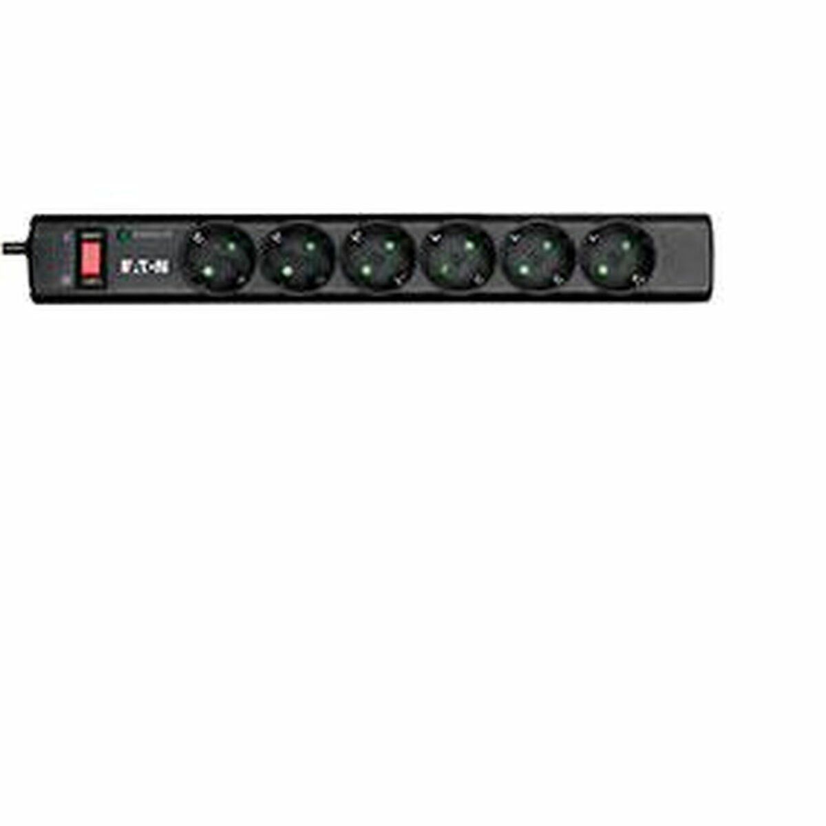 Regleta Enchufes 6 Tomas con Interruptor Eaton PS6D (1 m)