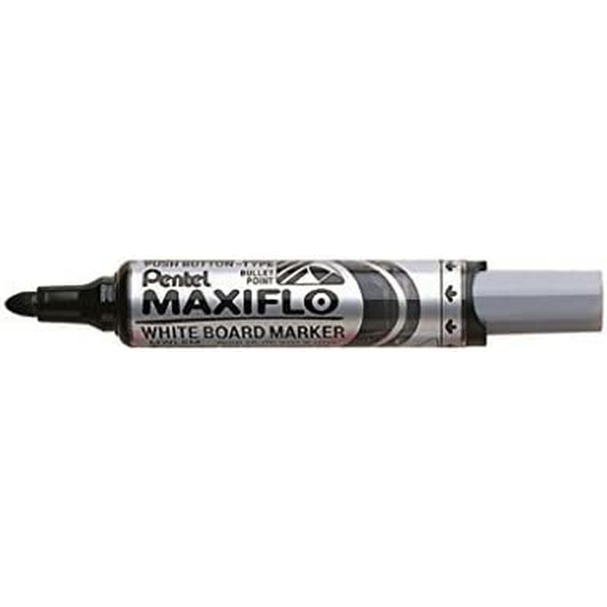 Rotulador para Pizarra Pentel Maxiflo Negro 12 Piezas