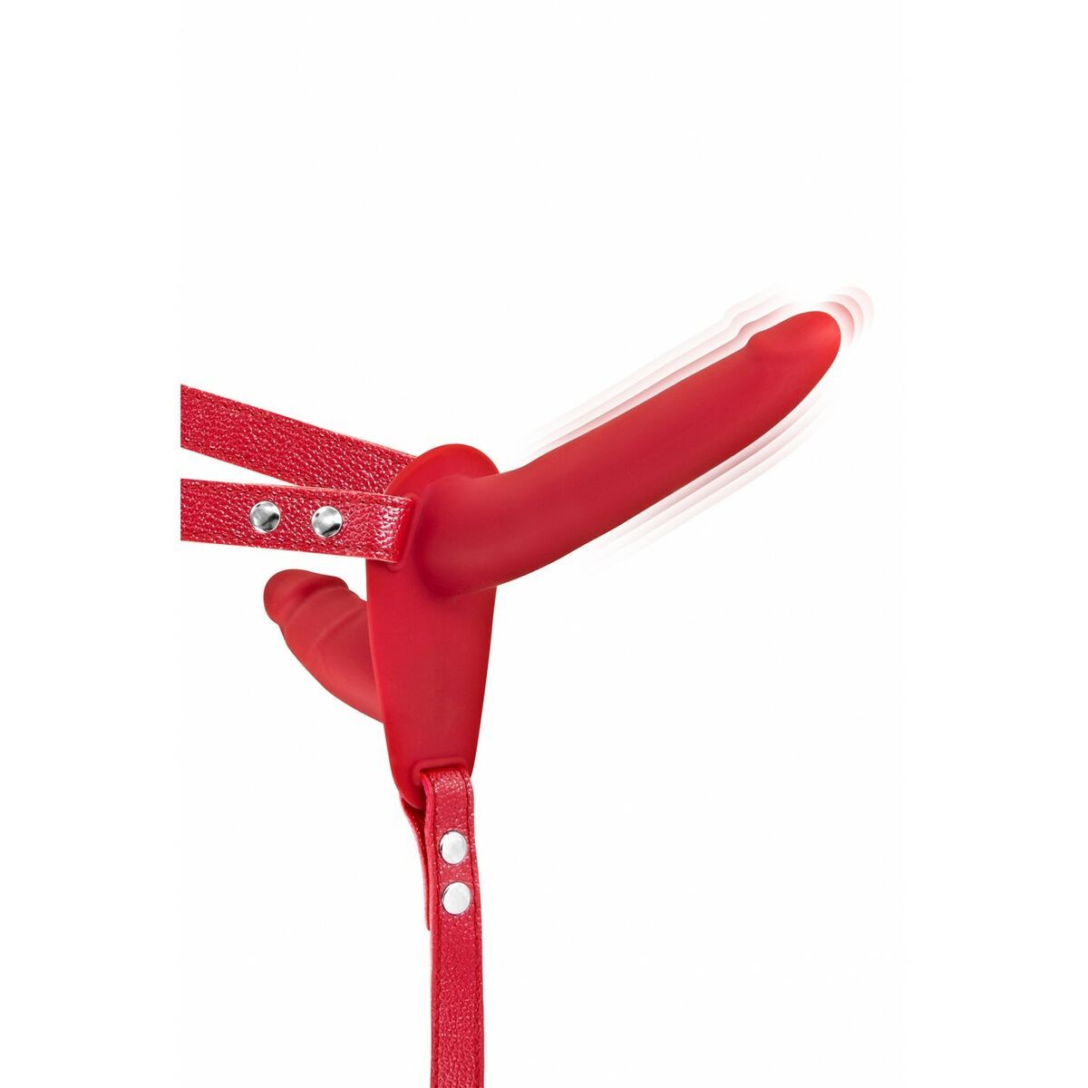 Consolador con arnés Fetish Tentation Rojo 155 cm