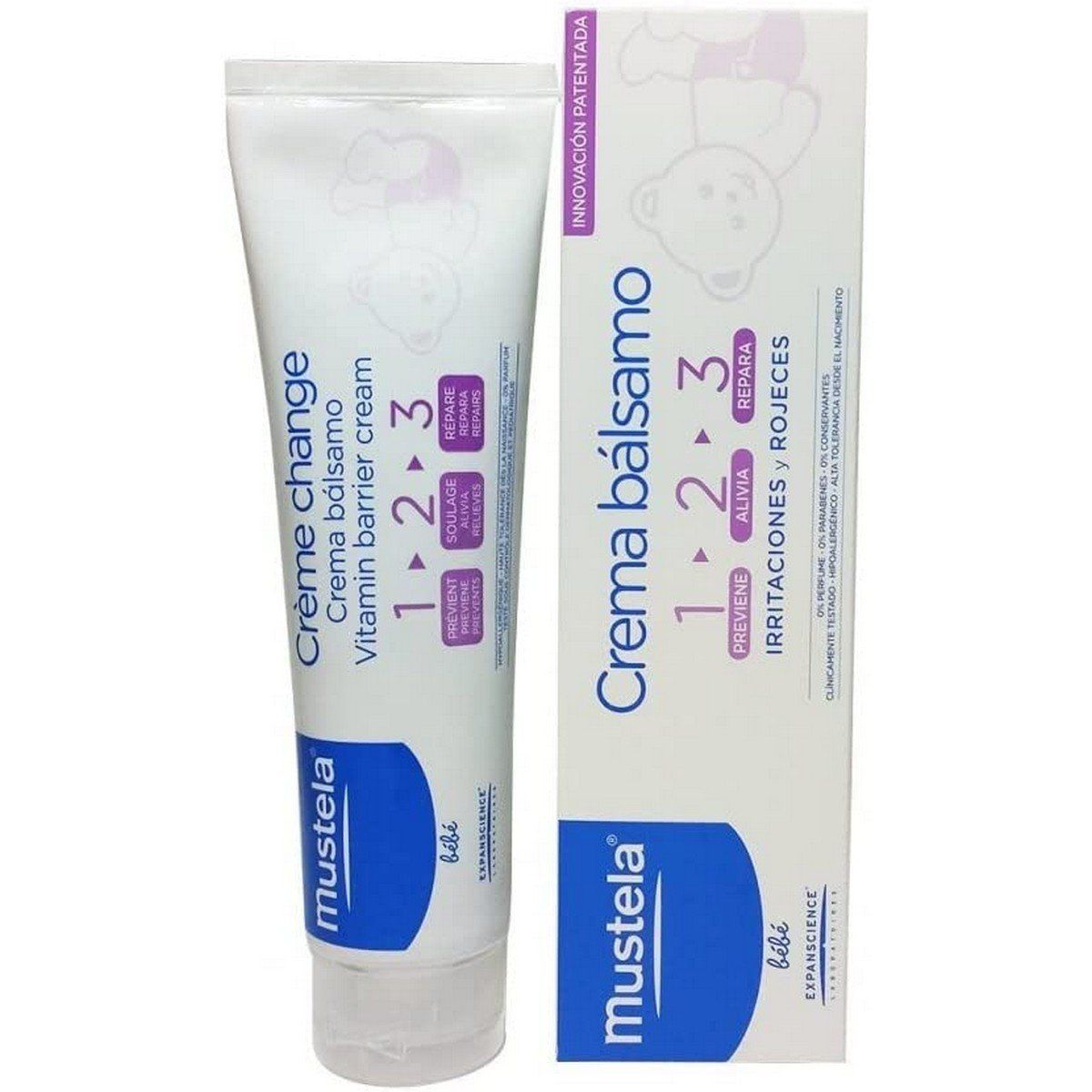Crema Reparadora para Bebés Mustela Niño 50 ml 3 en 1