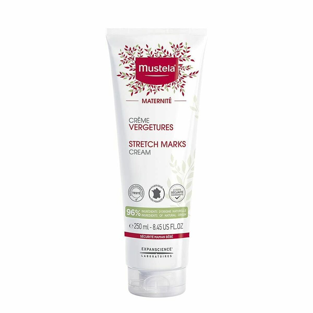 Crema Corporal Antiestrías Mustela 1667809 250 ml 3 en 1