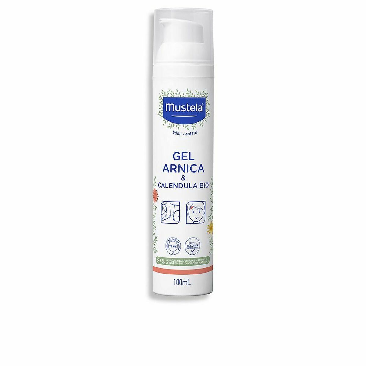 Loción Hidratante Para Bebé Mustela 1996022 100 ml Árnica Caléndula