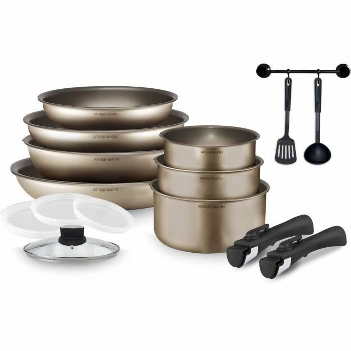 Batería de Cocina Arthur Martin 15 Piezas