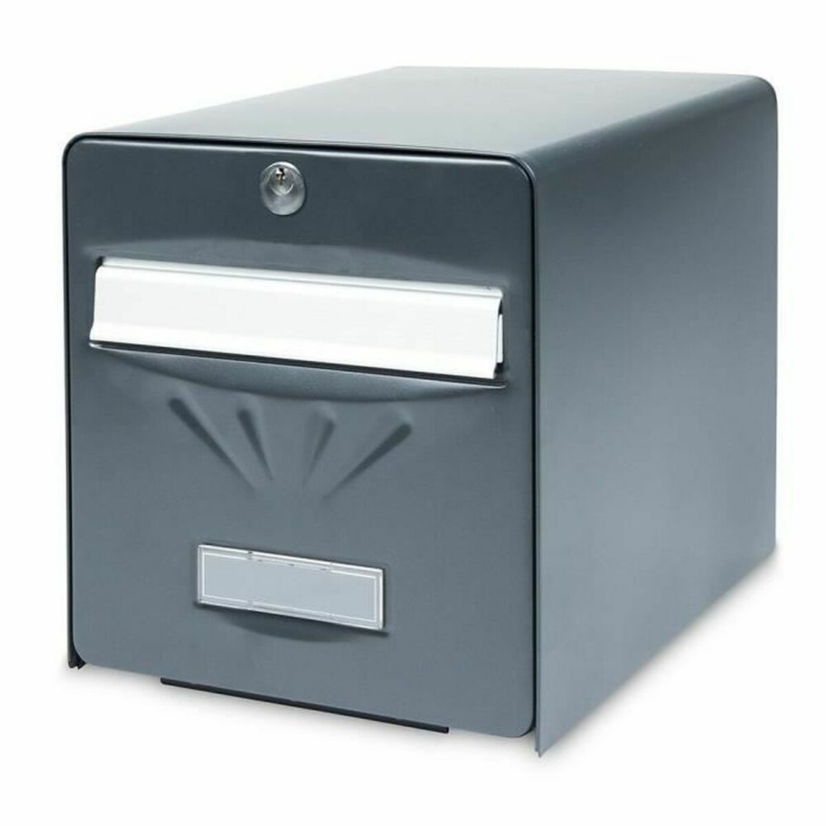 Buzón Burg-Wachter Gris Acero Inoxidable Acero Galvanizado 36,5 x 28 x 31 cm