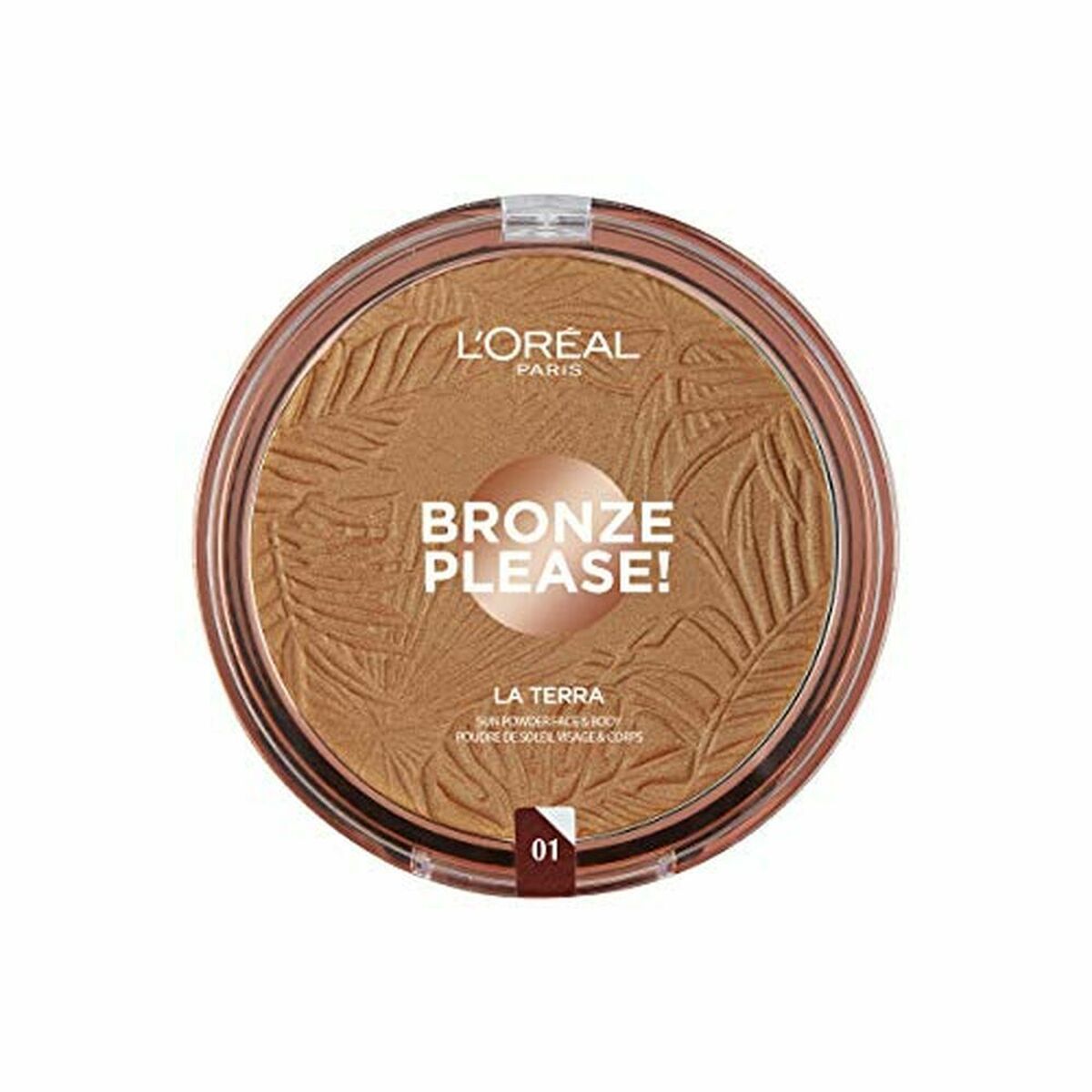 Polvos Compactos L'Oreal Make Up Bronze Nº 01-Light Caramel 18 g