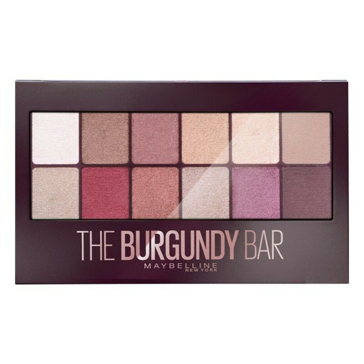 Paleta de Sombras de Ojos Maybelline The Burgundy Bar Nº 04-Burgundy 9,6 g