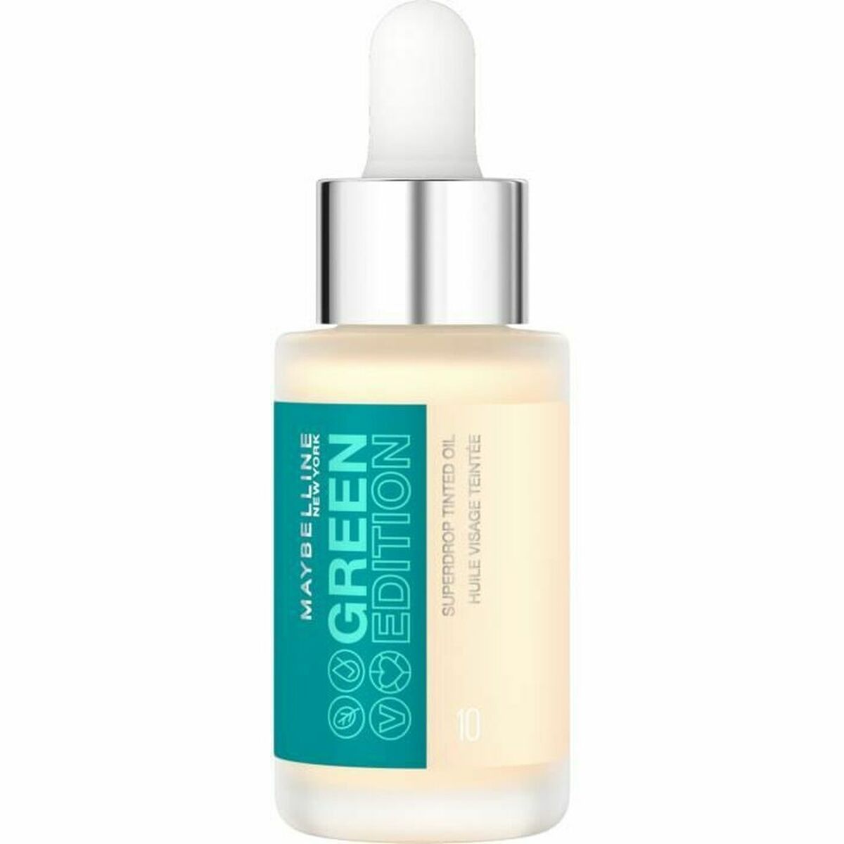 Base de Maquillaje Fluida Maybelline Green Edition Nº 10 20 ml Aceite