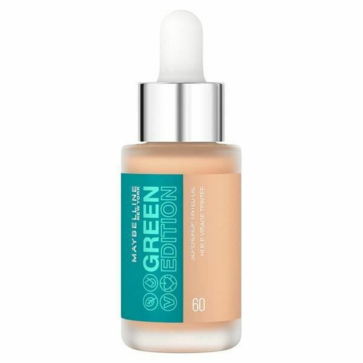Base de Maquillaje Fluida Maybelline Green Edition Nº 60 20 ml Aceite