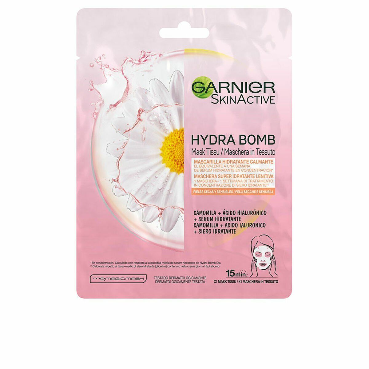 Mascarilla Facial Garnier Skinactive Hydrabomb