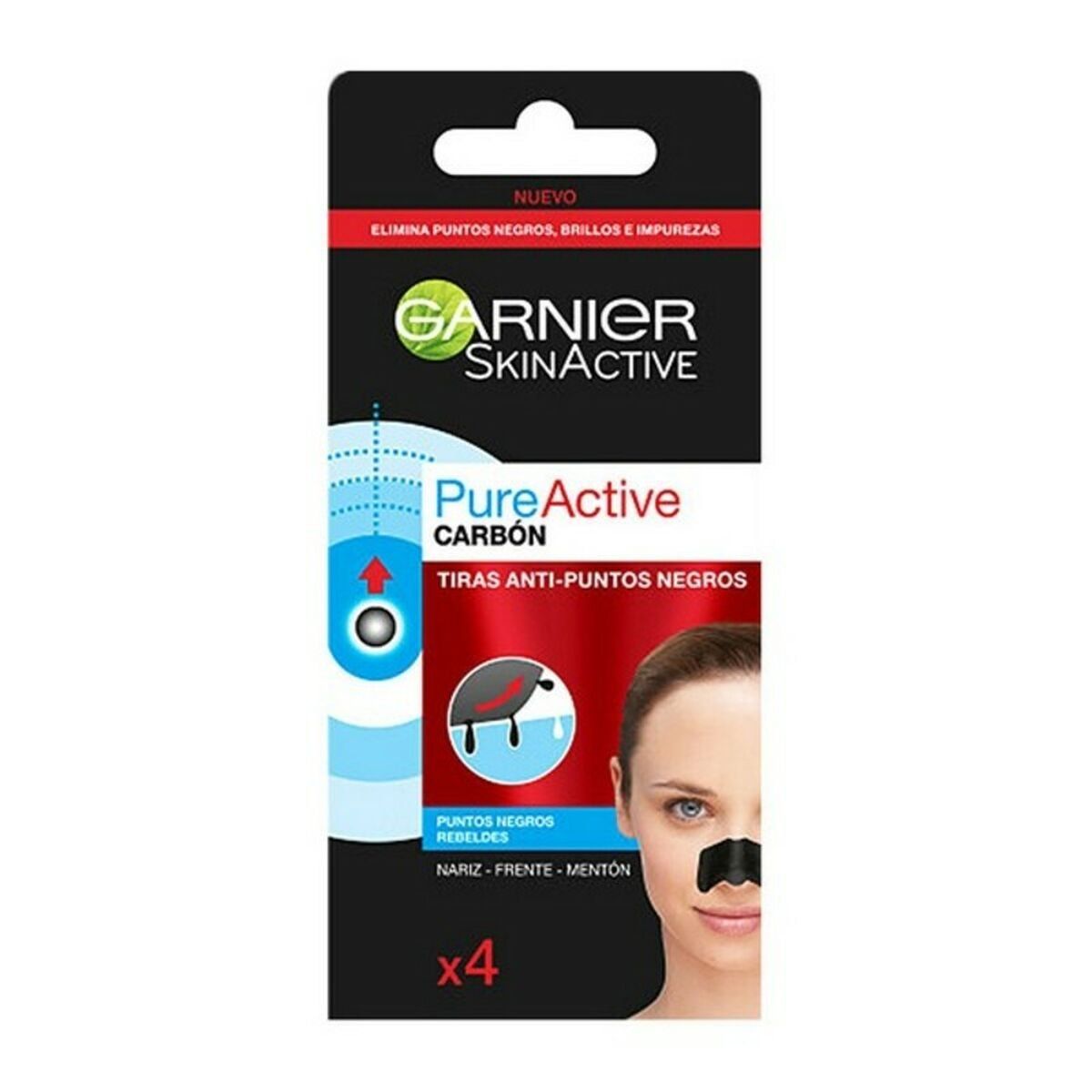 Tiras Limpia Poros Garnier Pure Active Carbon