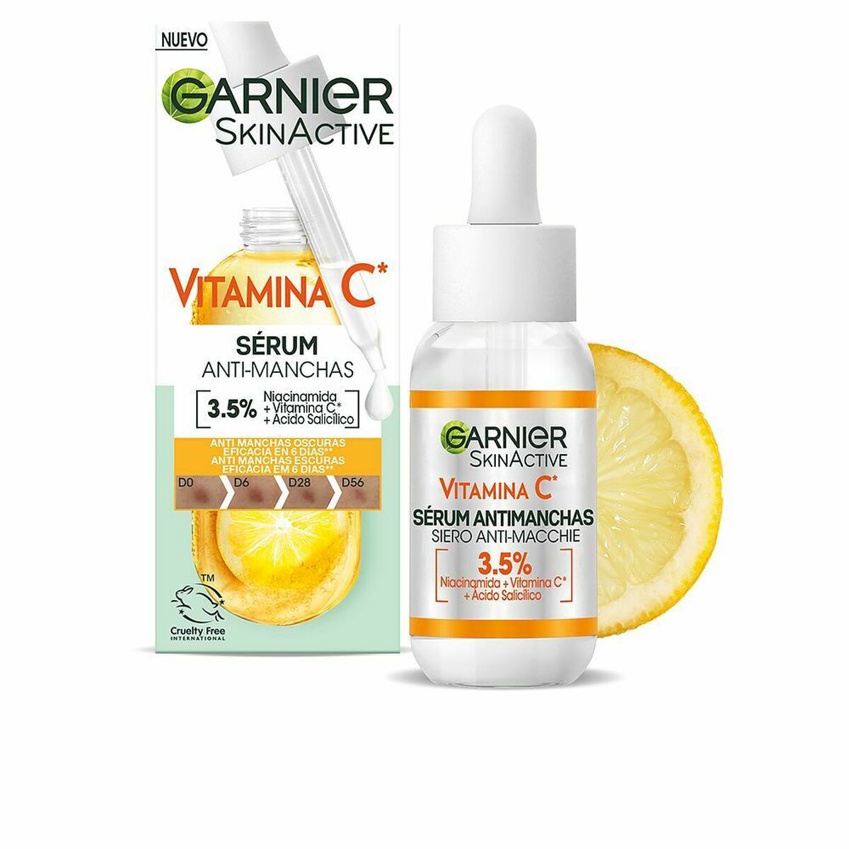 Sérum Antimanchas Garnier Skinactive Vitamina C 30 ml Vitamina C