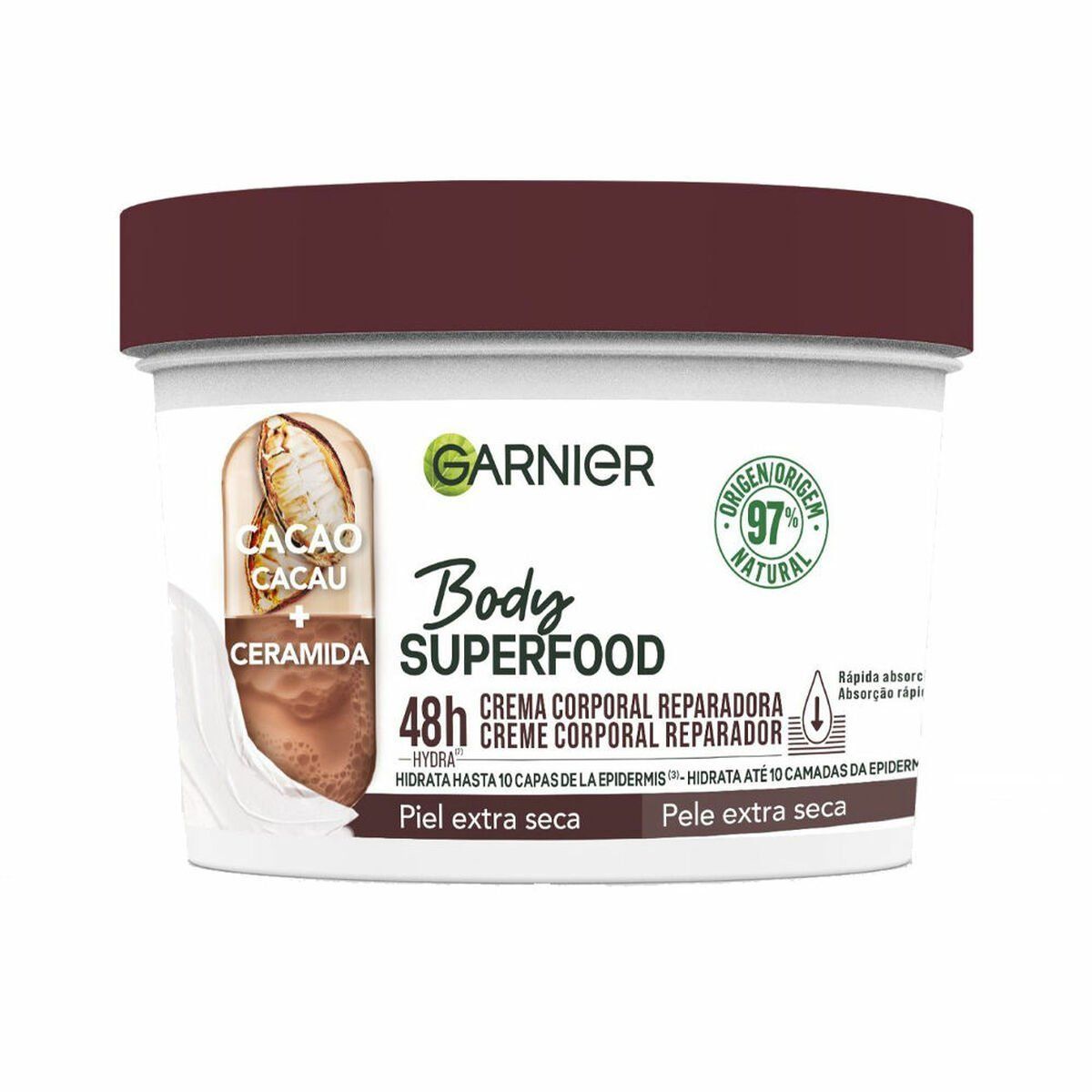 Crema Corporal Reparadora Garnier Body Superfood 380 ml