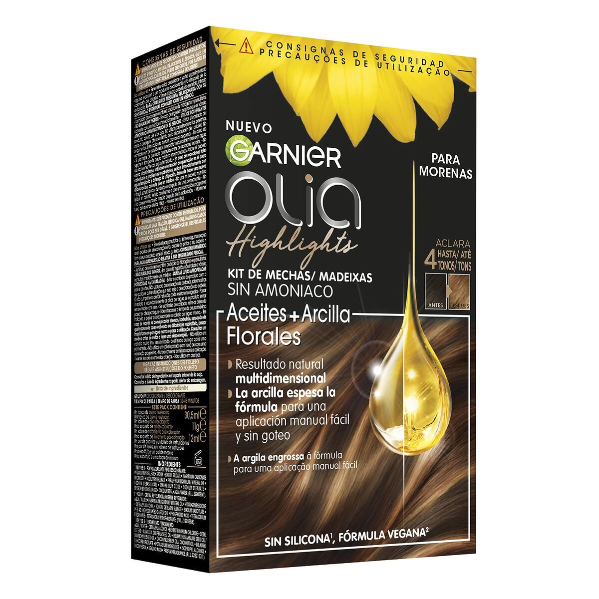 Coloración Permanente Garnier Olia Moreno Mechas