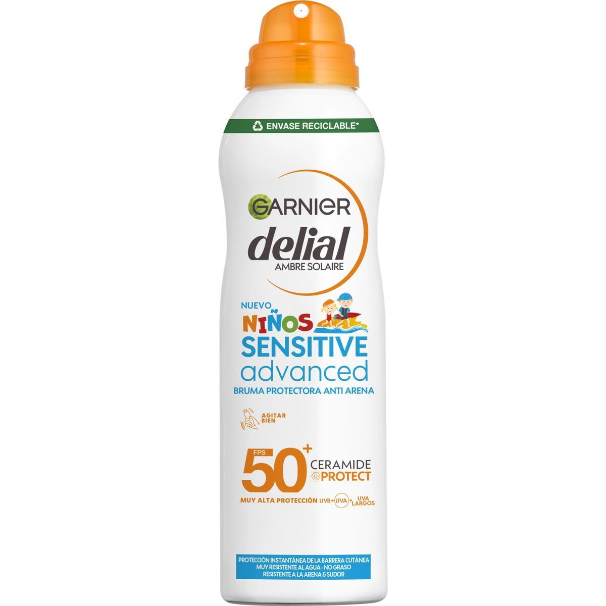 Bruma Solar Antiarena Garnier Sensitive Advanced Spf 50+ 150 ml Infantil