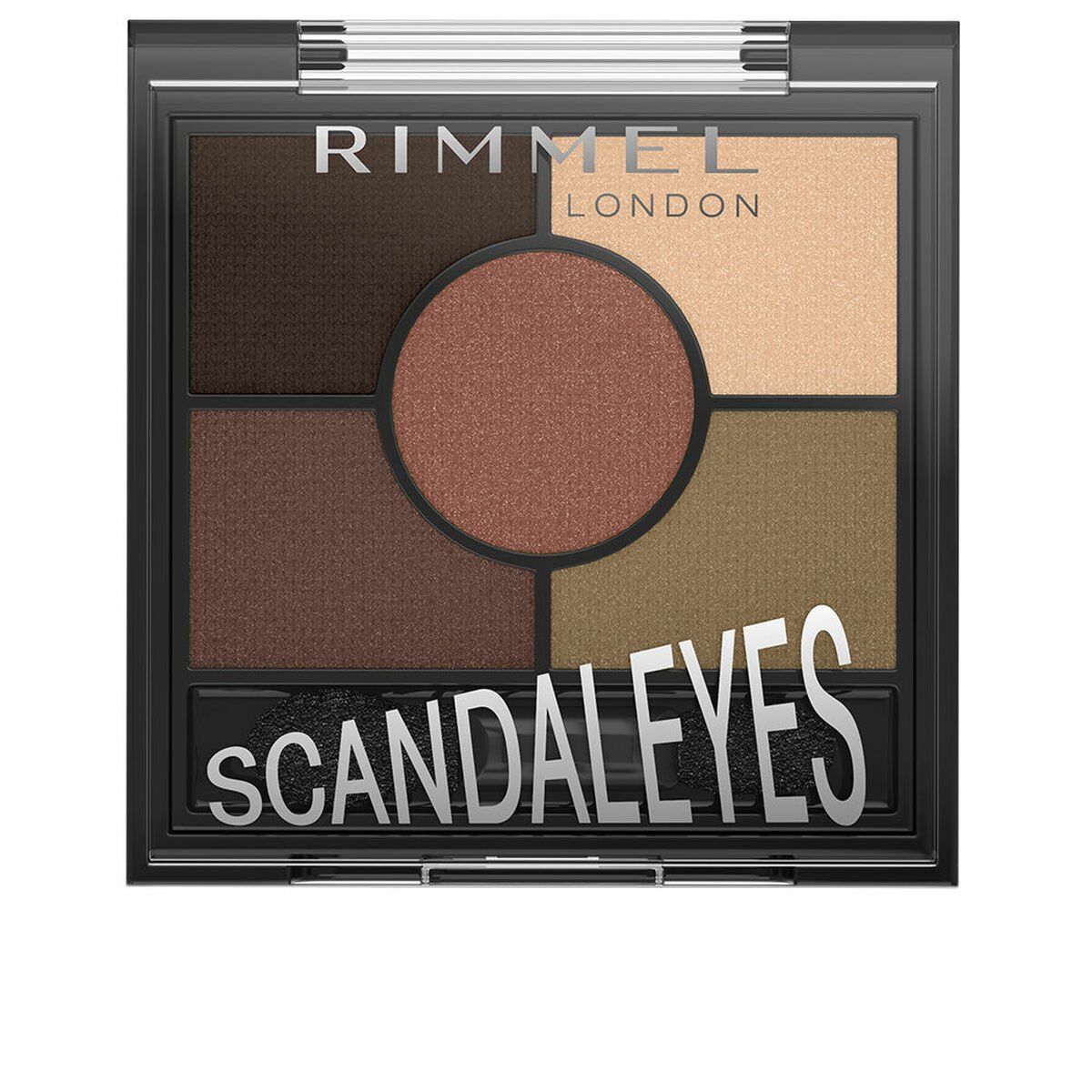 Paleta de Sombras de Ojos Rimmel London Scandaleyes Morado Nº 002 Brixton brown Nº 002-Brixton Brown 3,8 g