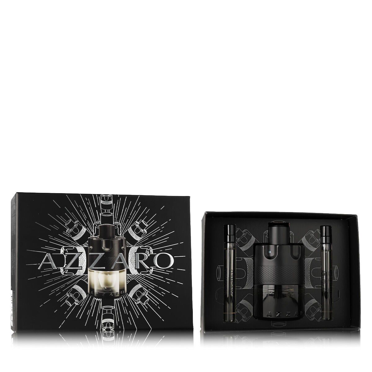 Set de Perfume Hombre Azzaro The Most Wanted Intense EDT 3 Piezas
