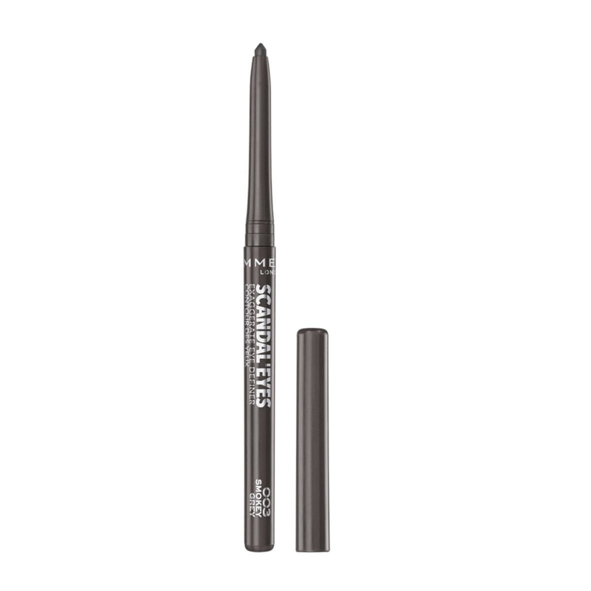 Lápiz de Ojos Rimmel London Scandaleyes Automatic Gris 0,35 g Automático