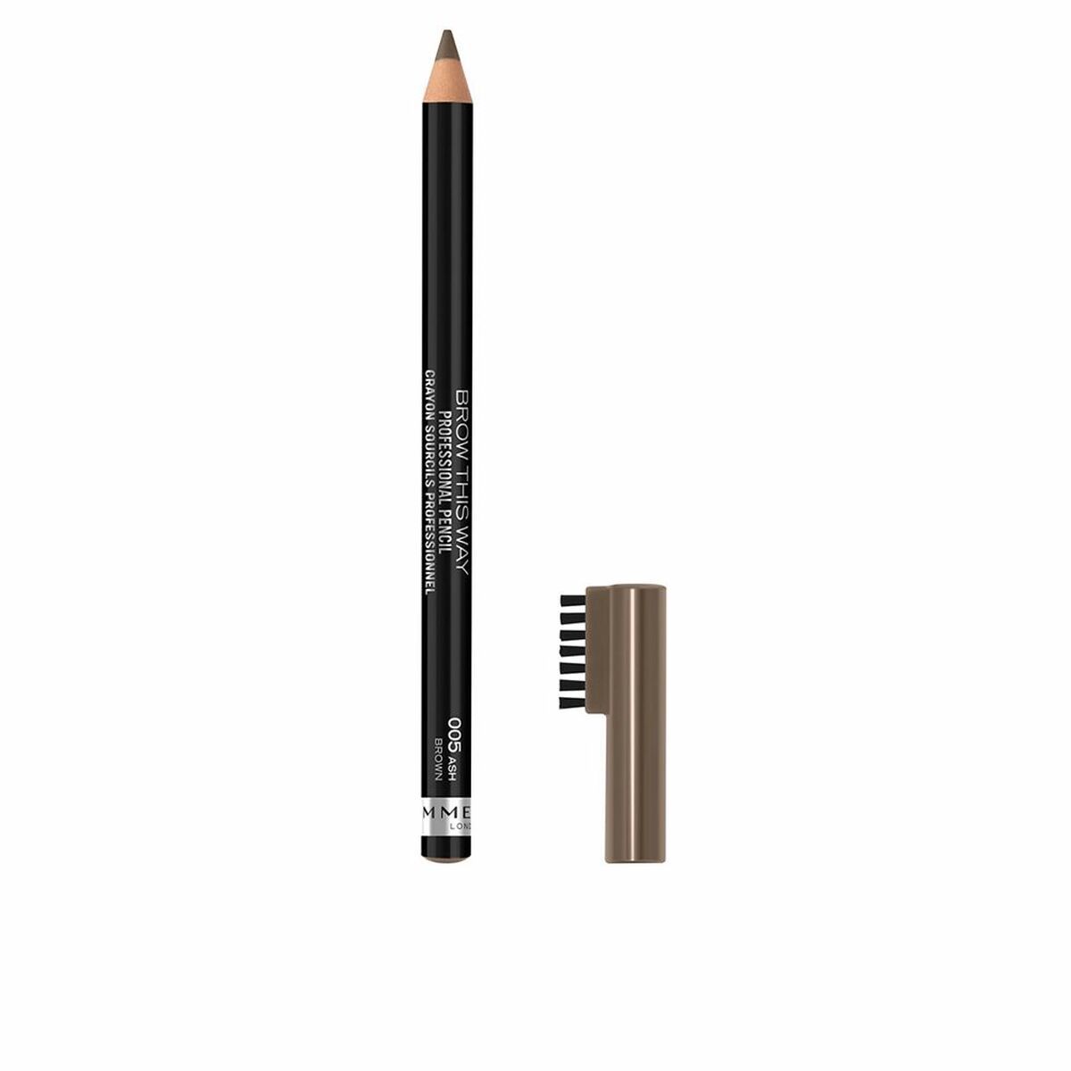Lápiz de Cejas Rimmel London Brow This Way 005-ash brown