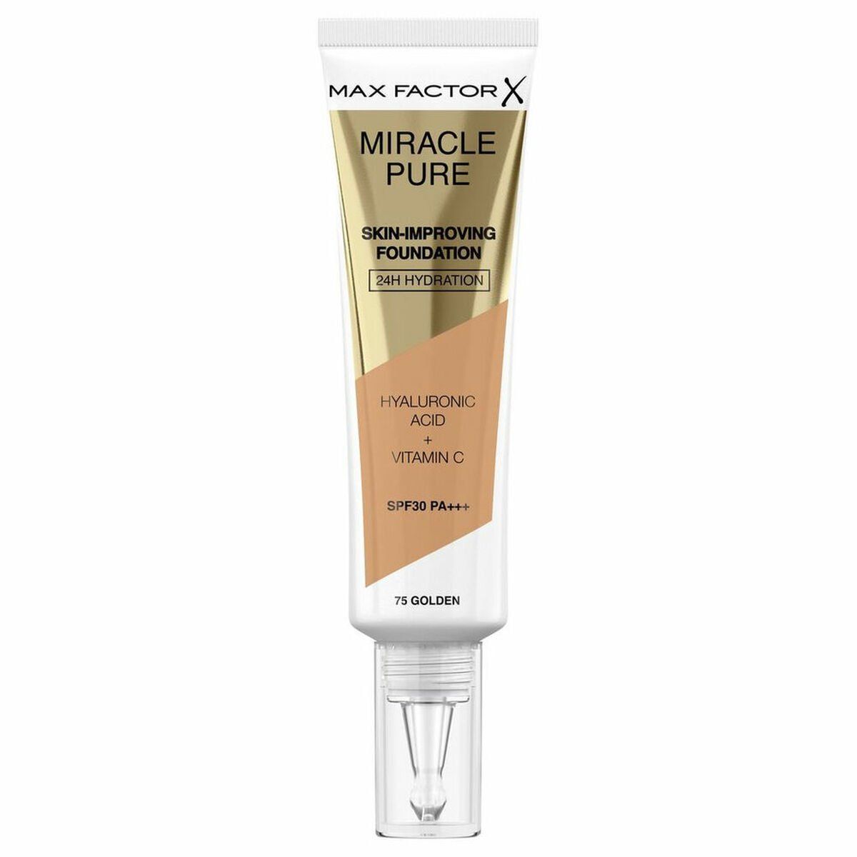 Base de Maquillaje Fluida Max Factor Miracle Pure Nº 75 Golden Spf 30 30 ml