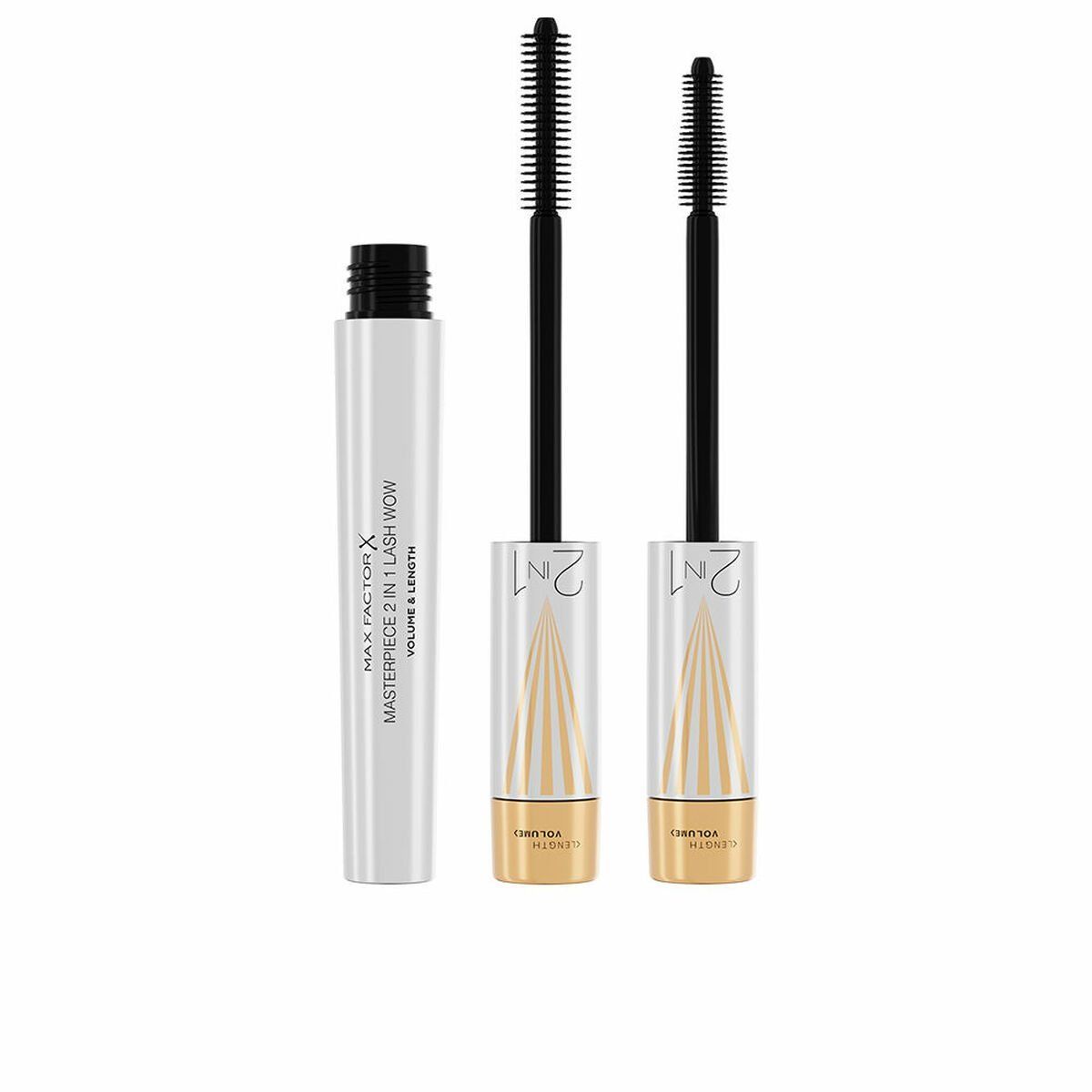 Máscara de Pestañas Max Factor Masterpiece Lash Wow Negro Nº 1 Black 7 ml 2 en 1