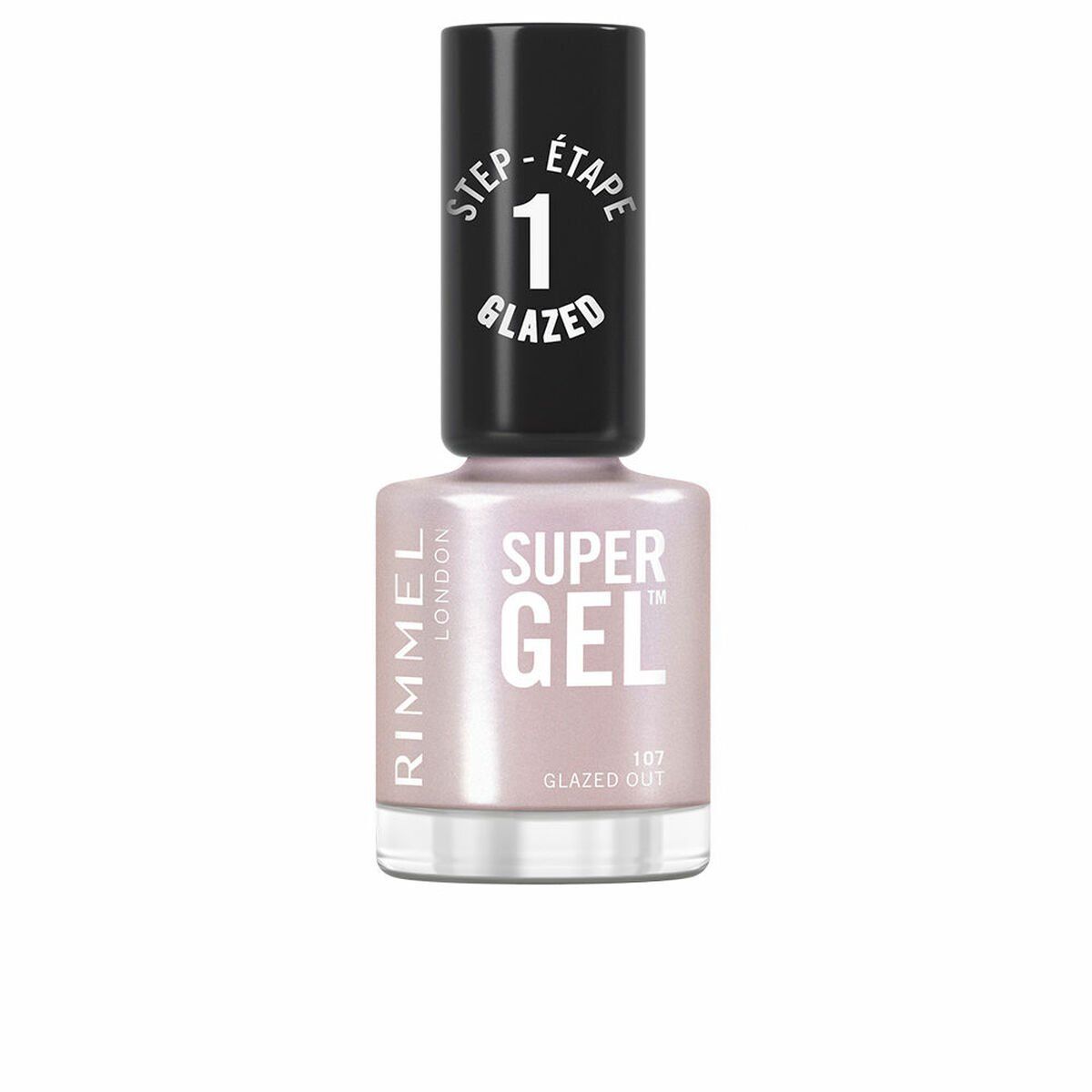 Esmalte de uñas Rimmel London RL SUPER GEL Nº 107-Glazed Out 12 ml