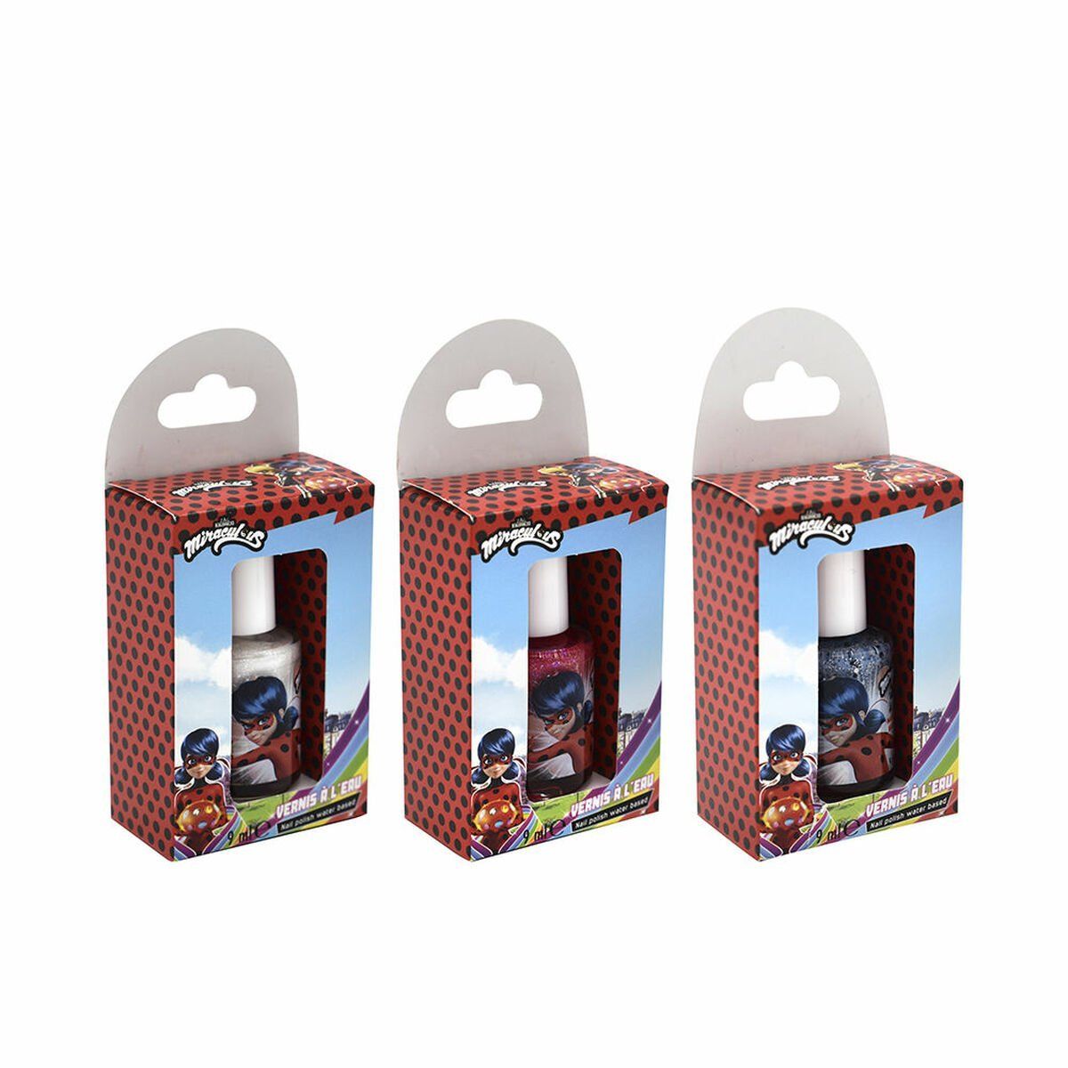 Pintaúñas Take Care Miraculous 9 ml Infantil LadyBug