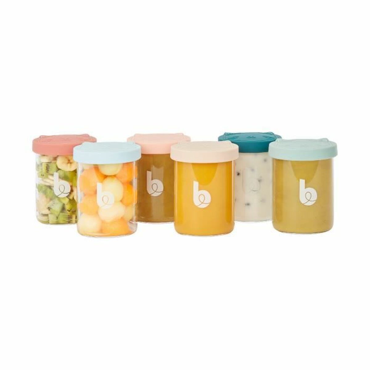 Set de Recipientes para Comida de Bebé Badabulle