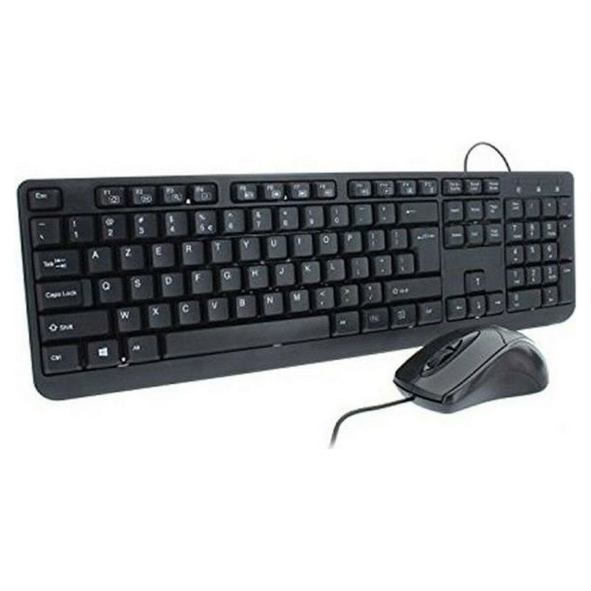 Teclado y Ratón Mobility Lab ML309415 AZERTY Negro