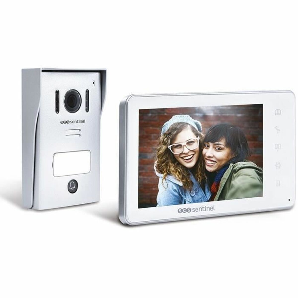 Videoportero Inteligente SCS SENTINEL VisioKit 7 Blanco Aluminio ABS