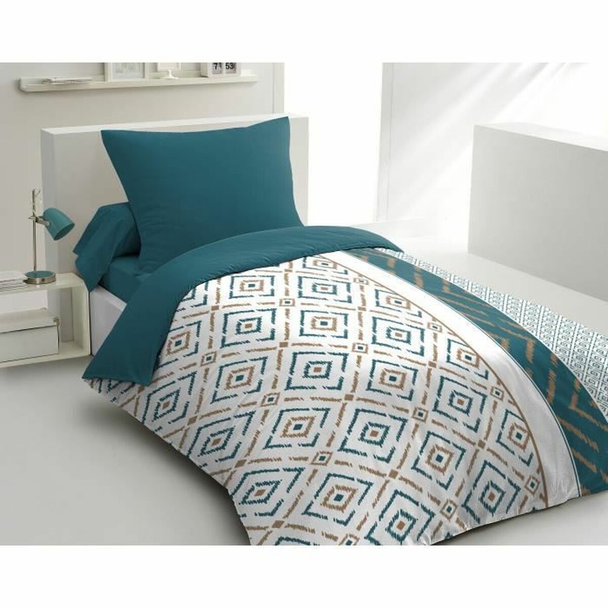 Juego de funda nórdica HOME LINGE PASSION Ethno Verde 140 x 200 cm