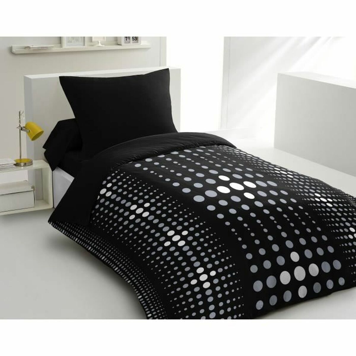 Juego de funda nórdica HOME LINGE PASSION Steevy Negro 140 x 200 cm