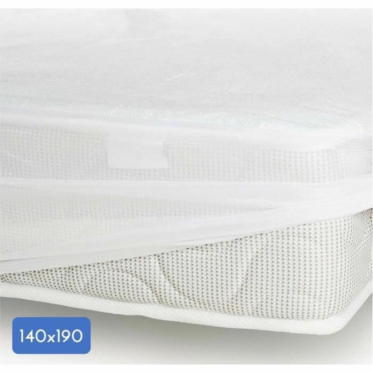 Protector de colchón Lovely Home Blanco 190 x 140 cm