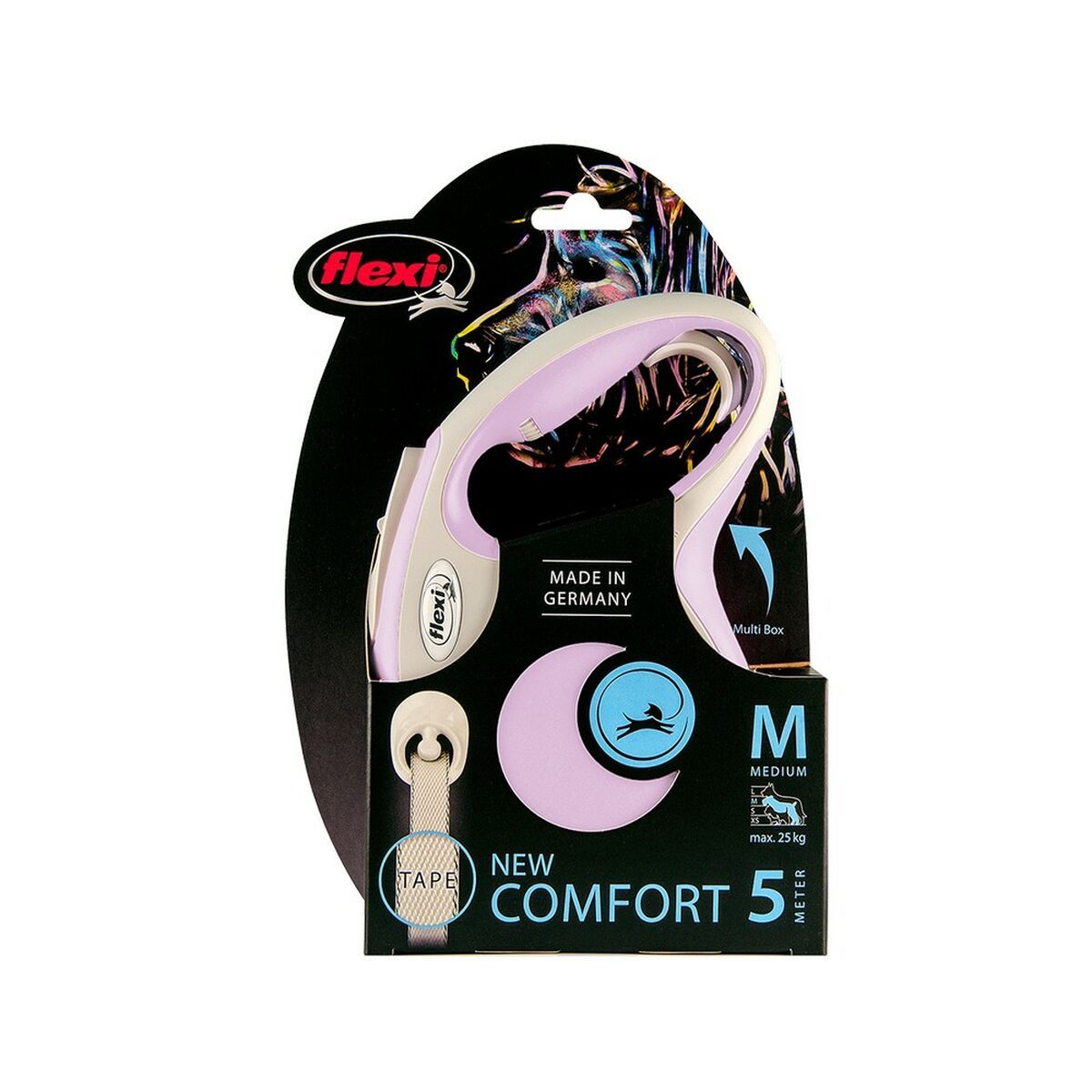 Correa para Perro Flexi New Comfort Rosa XS