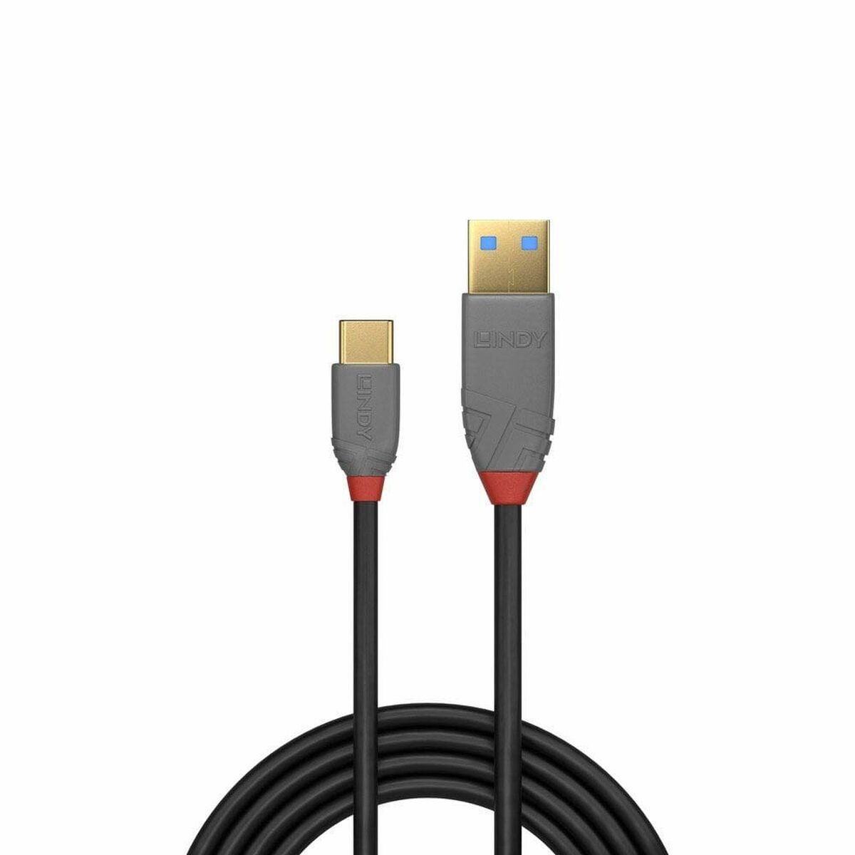 Cable USB A a USB-C LINDY Negro 2 m
