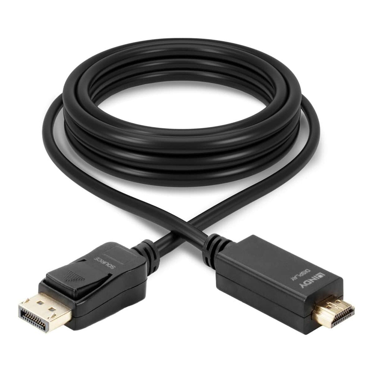 Adaptador HDMI a DVI LINDY 5 m Negro
