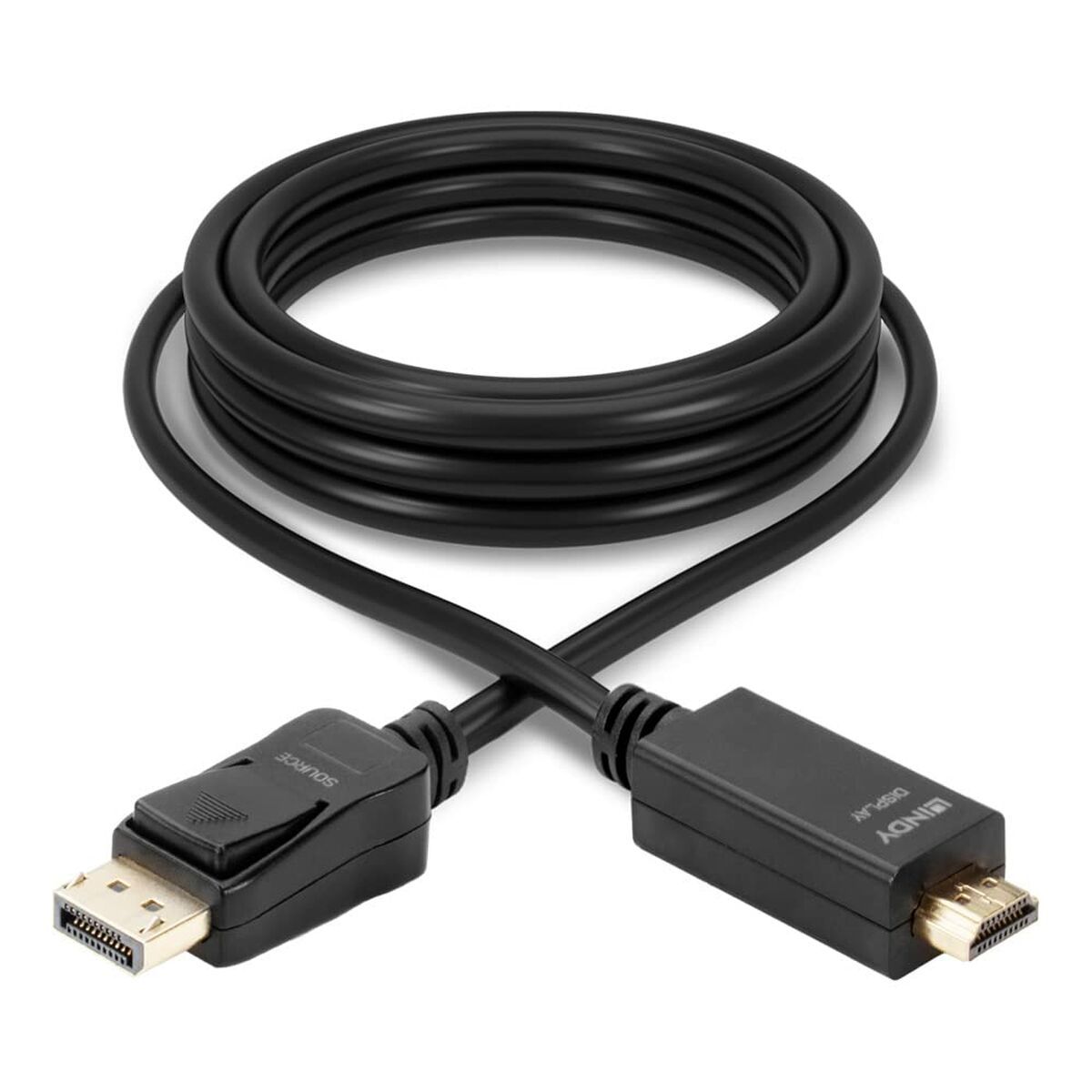 Adaptador DisplayPort a HDMI LINDY Negro 3 m