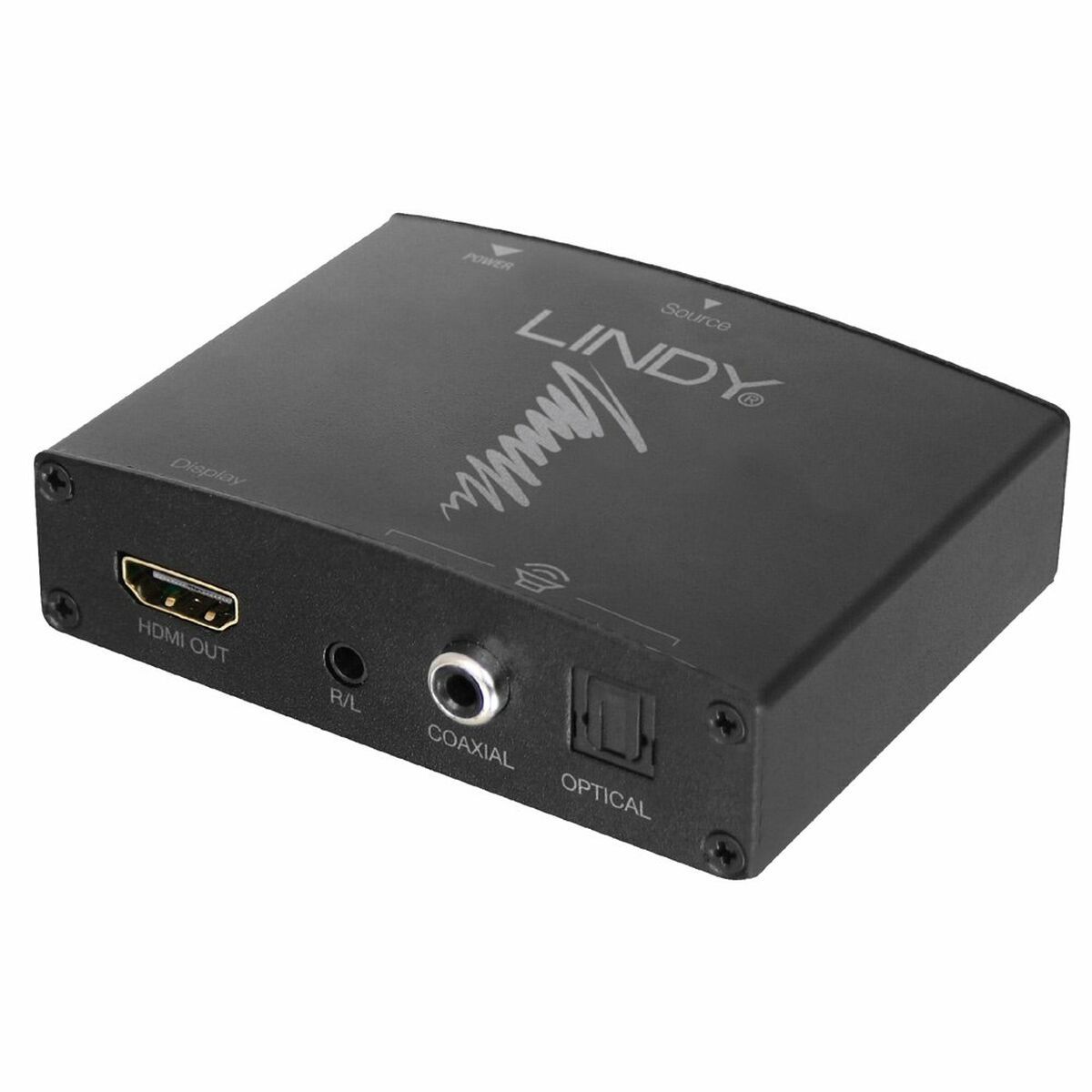 Convertidor de Audio LINDY Negro