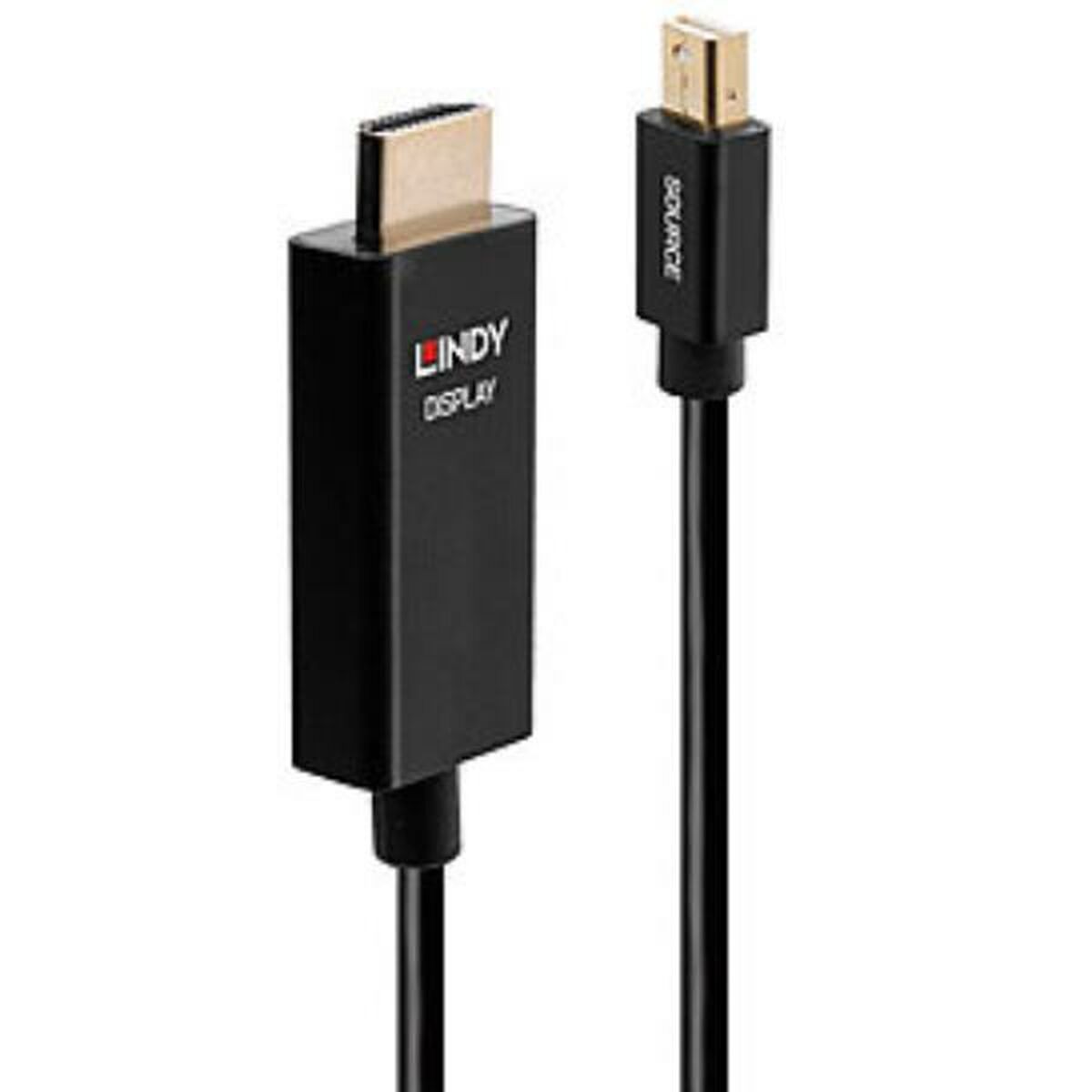 Adaptador Mini Display Port a HDMI LINDY 2 m Transparente