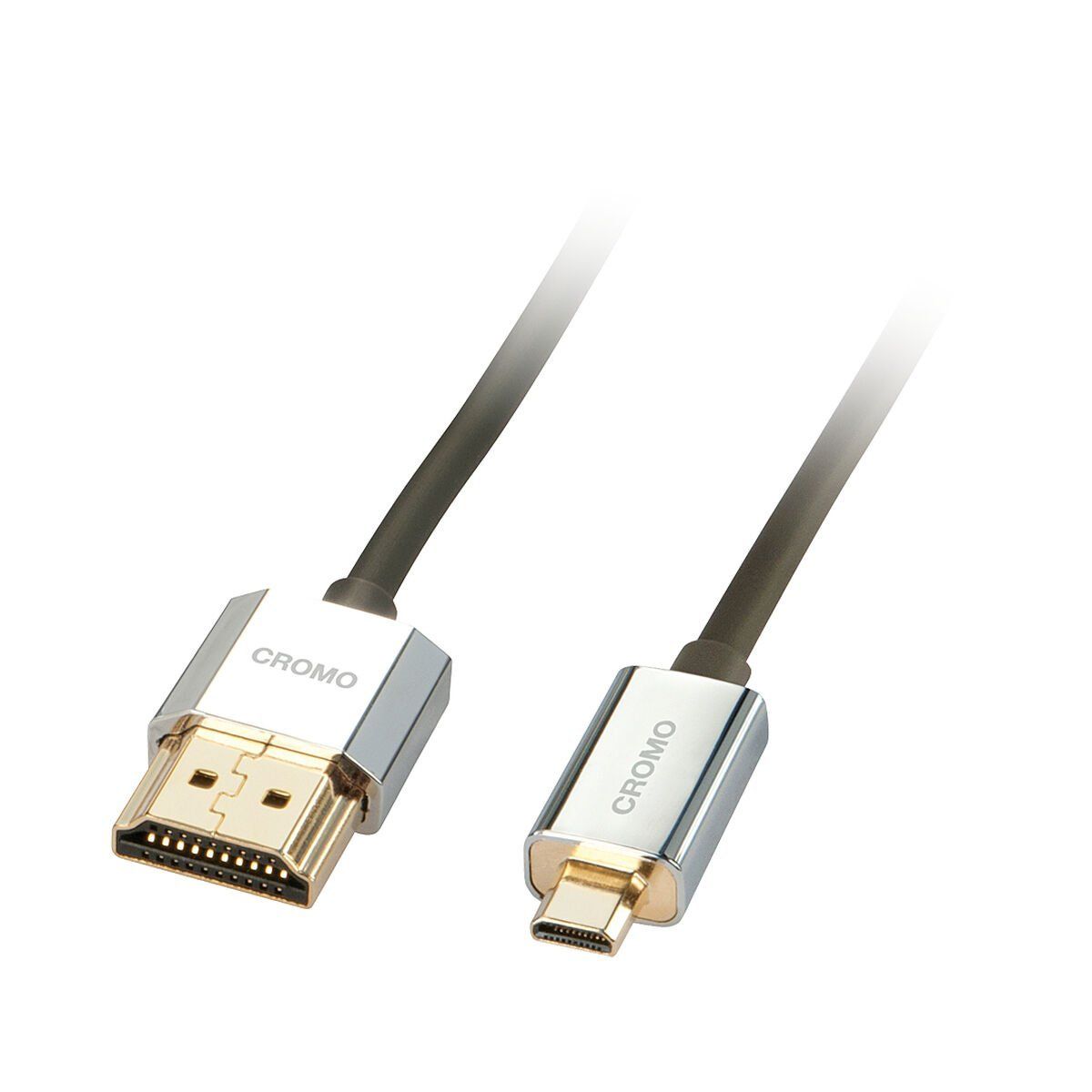 Cable HDMI a Micro HDMI LINDY 1 m Negro Gris