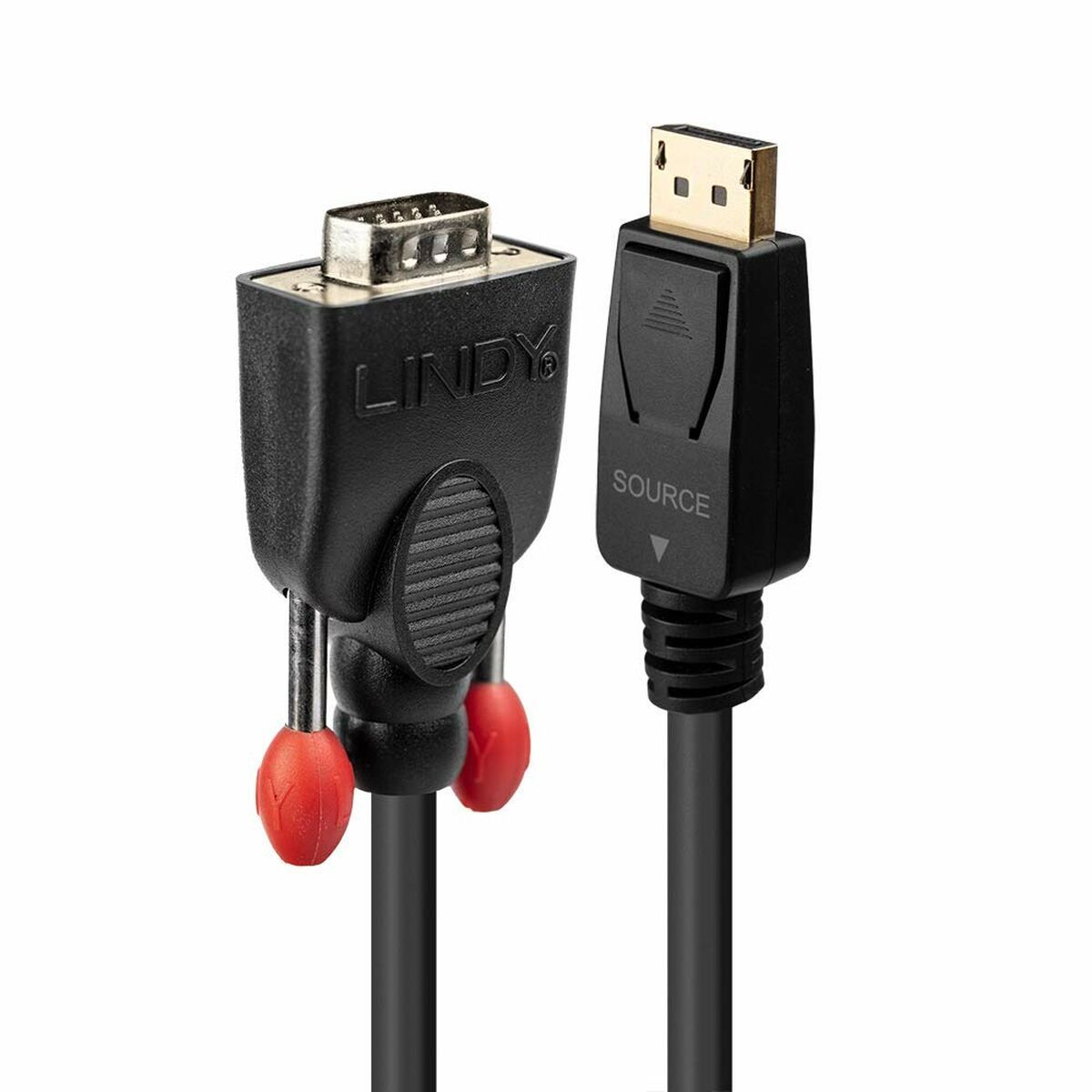 Adaptador DisplayPort a VGA LINDY 1 m Negro