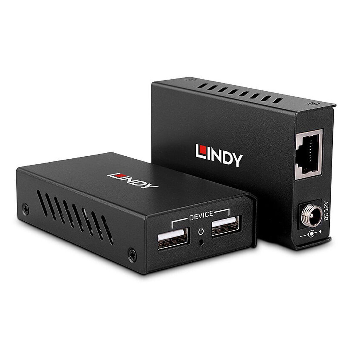 Adaptador USB a Red RJ45 LINDY Negro